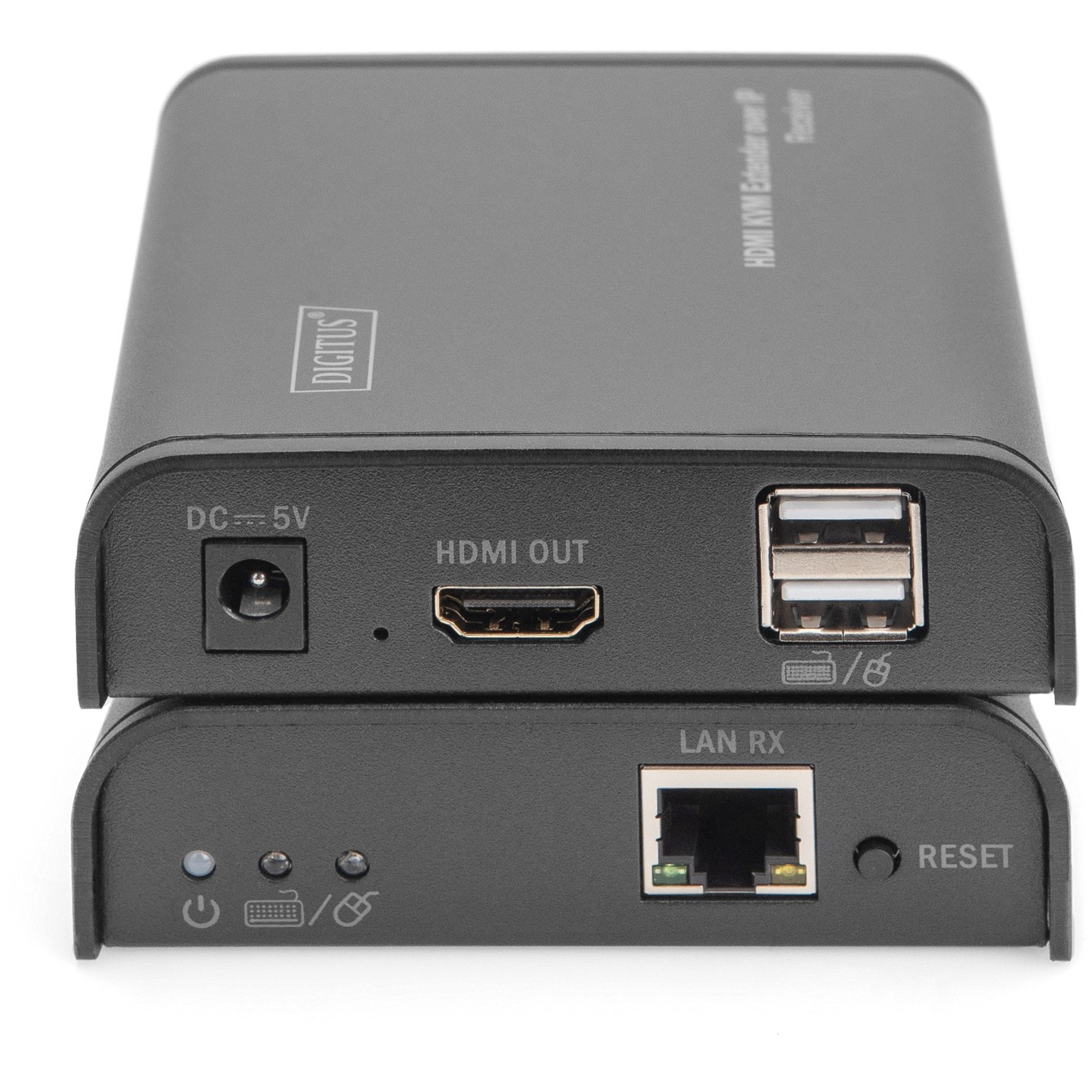 Kabllo HDMI Digitus DS-55202 HDMI IP KVM-Extender Set FullHD/60Hz 120m - Figura 2
