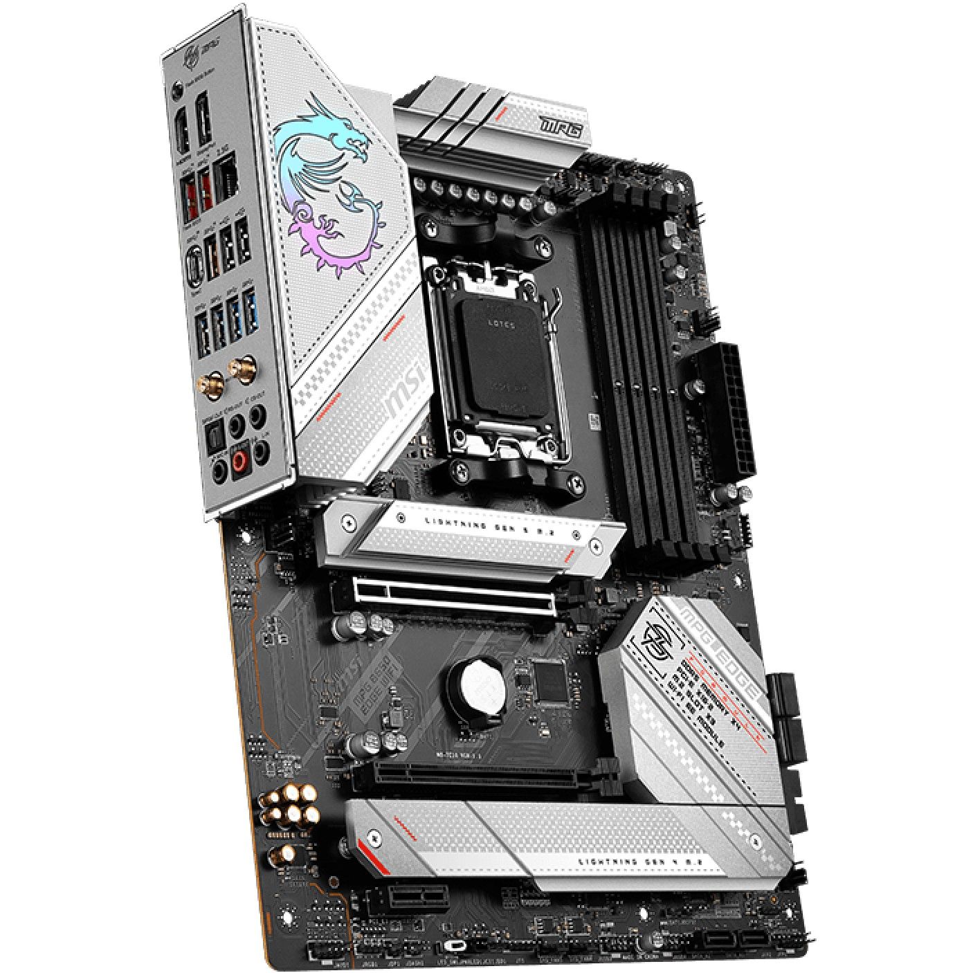 Pllakë Amë AMD AM5 MSI MPG B650 Edge WIFI / DDR5 / ATX / HDMI+DP - Figura 4