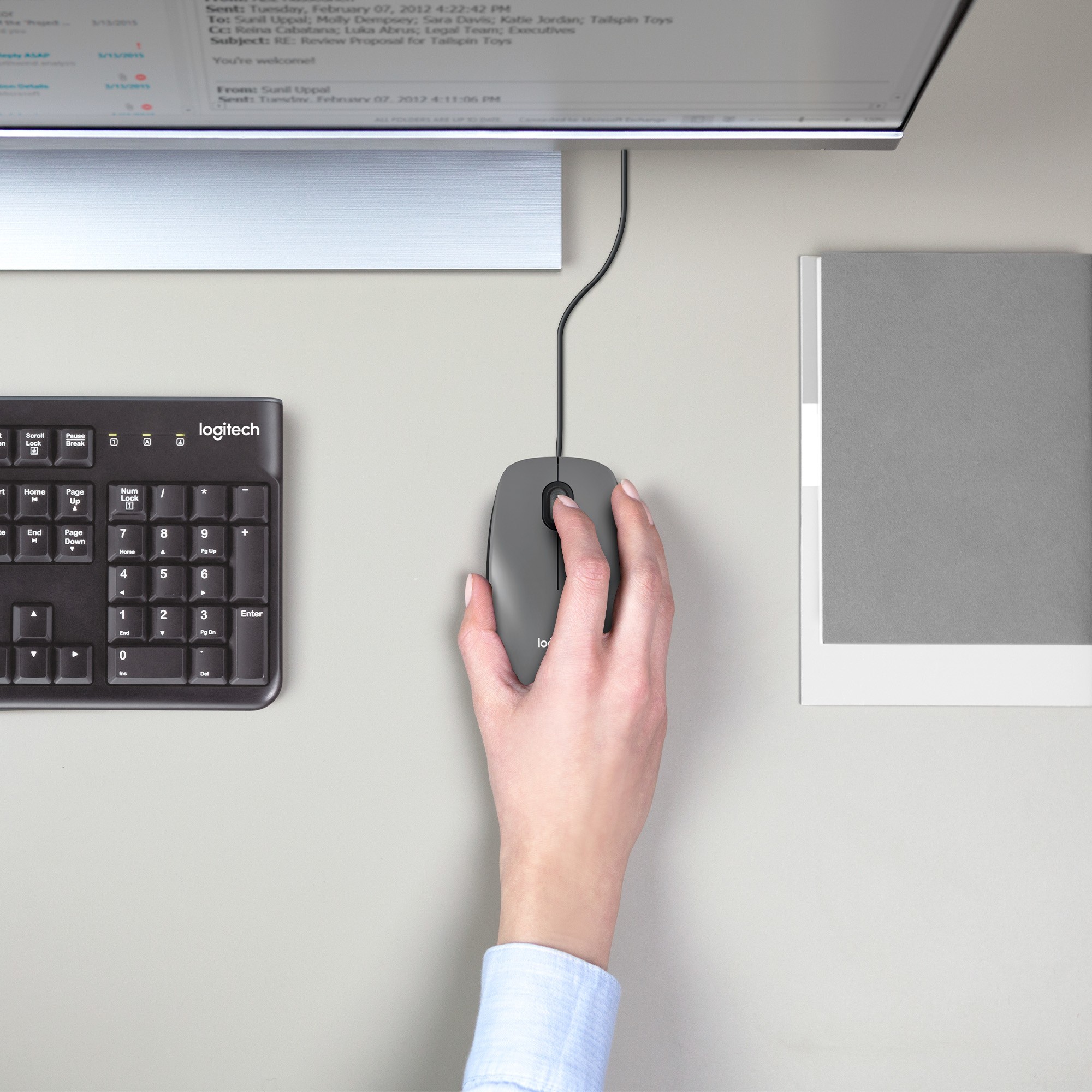 Maus Logitech M100, i zi - Figura 2