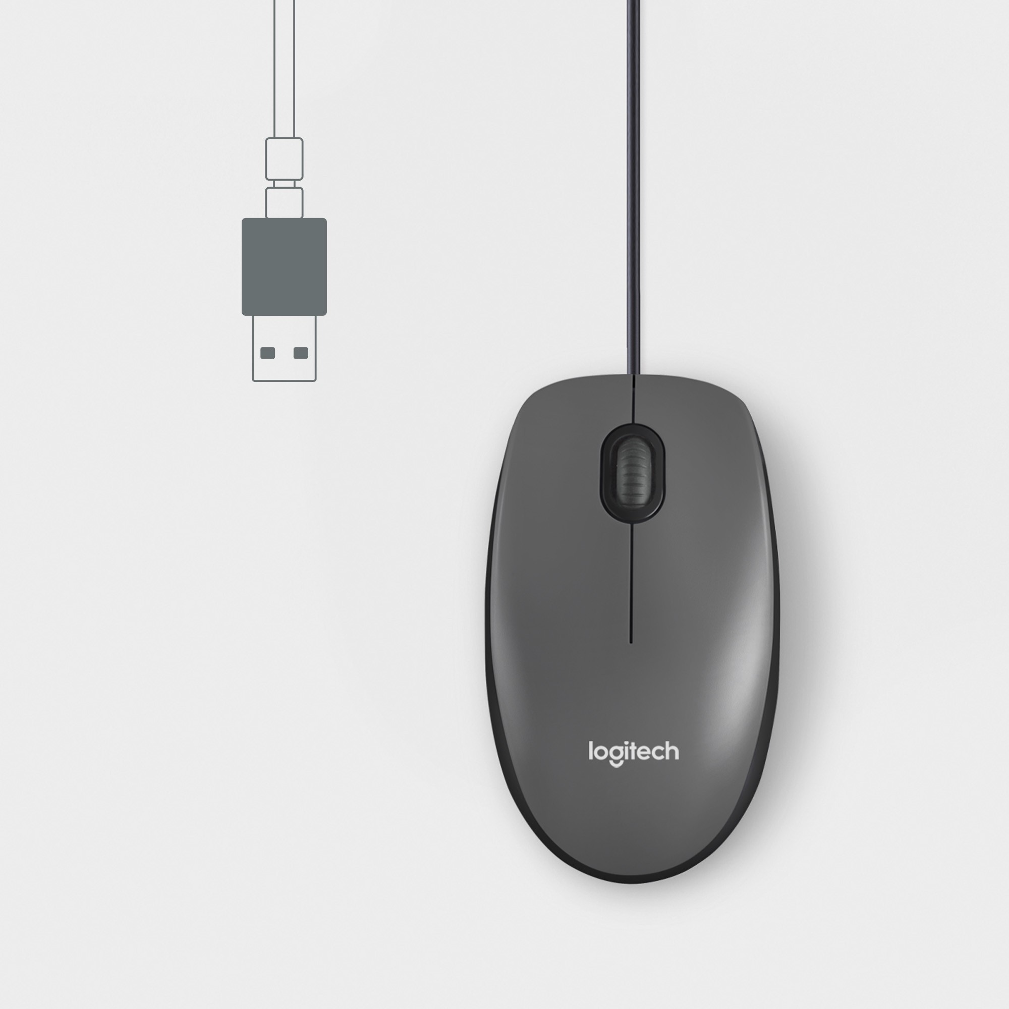 Maus Logitech M100, i zi - Figura 3