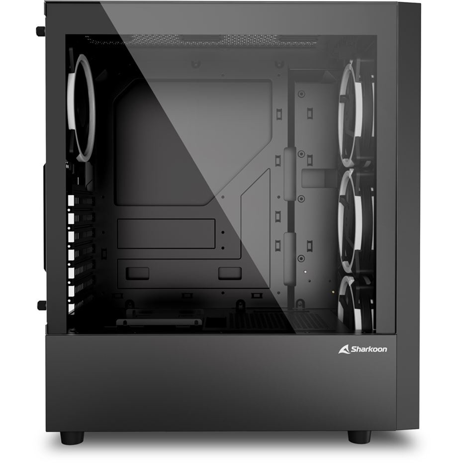 Kasë Sharkoon WAVE RGB Midi Tower - Zezë - Figura 4