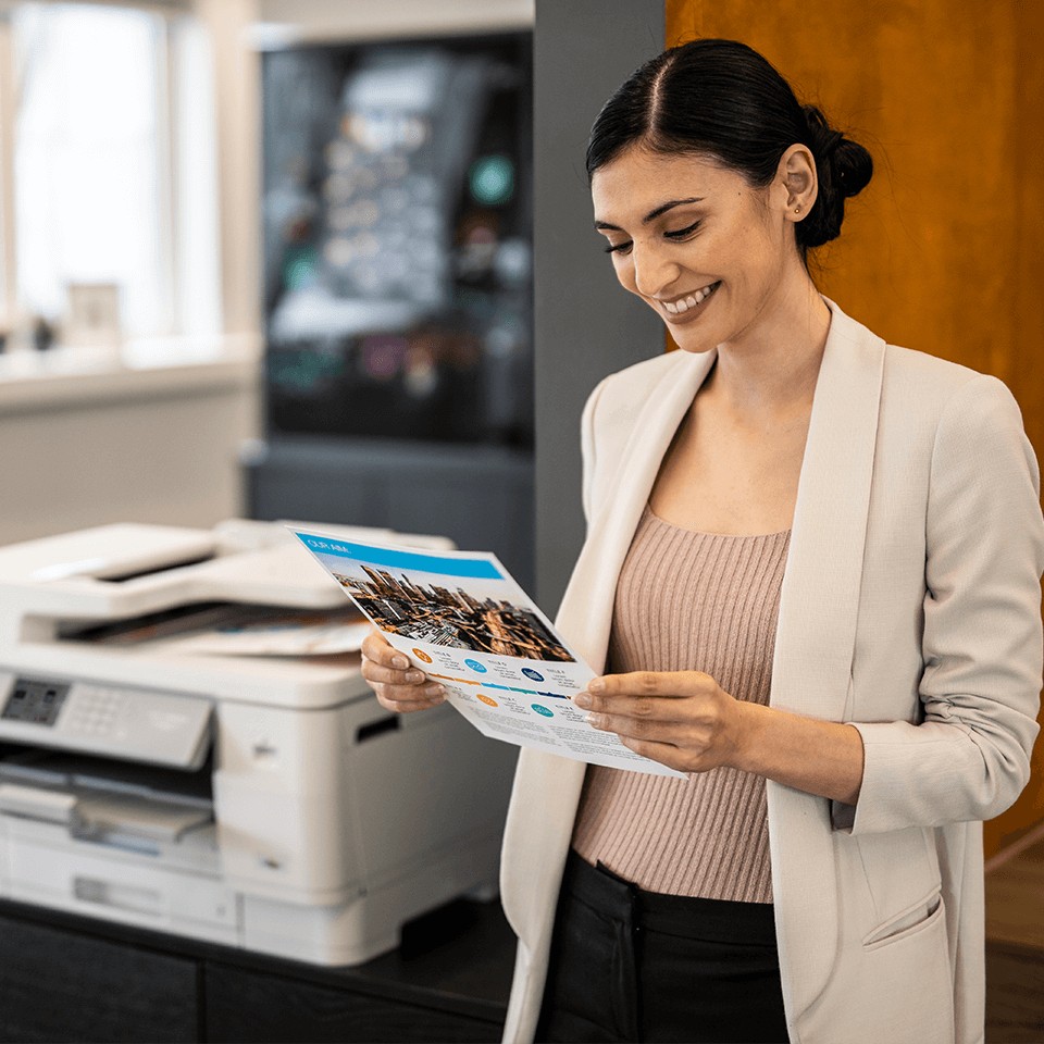 Printer Inkjet Brother MFC-J6955DW / A3 / LAN WiFi / ADF Duplex - Gri - Figura 2