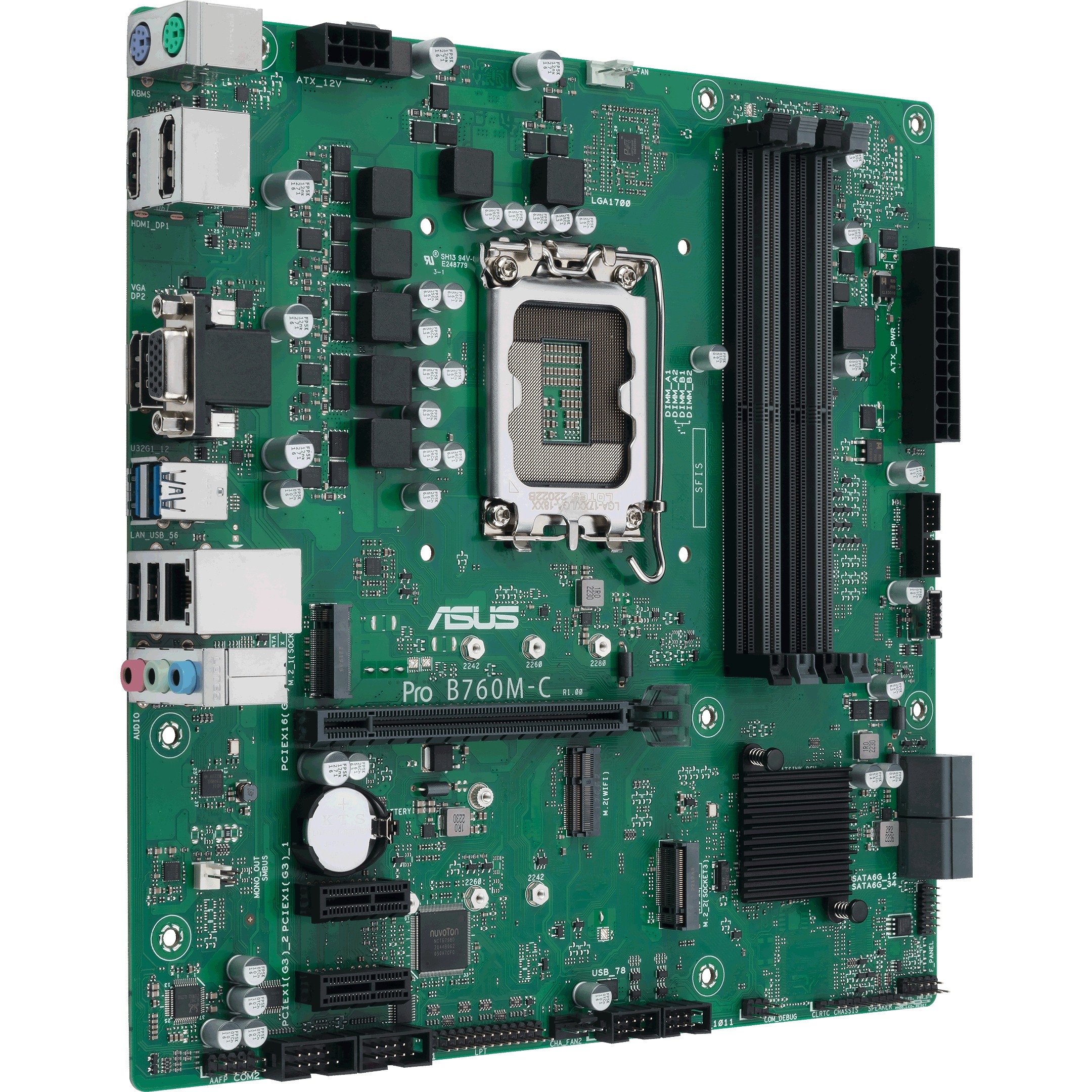 Pllakë Amë 1700 ASUS PRO B760M-C-CSM - Figura 2