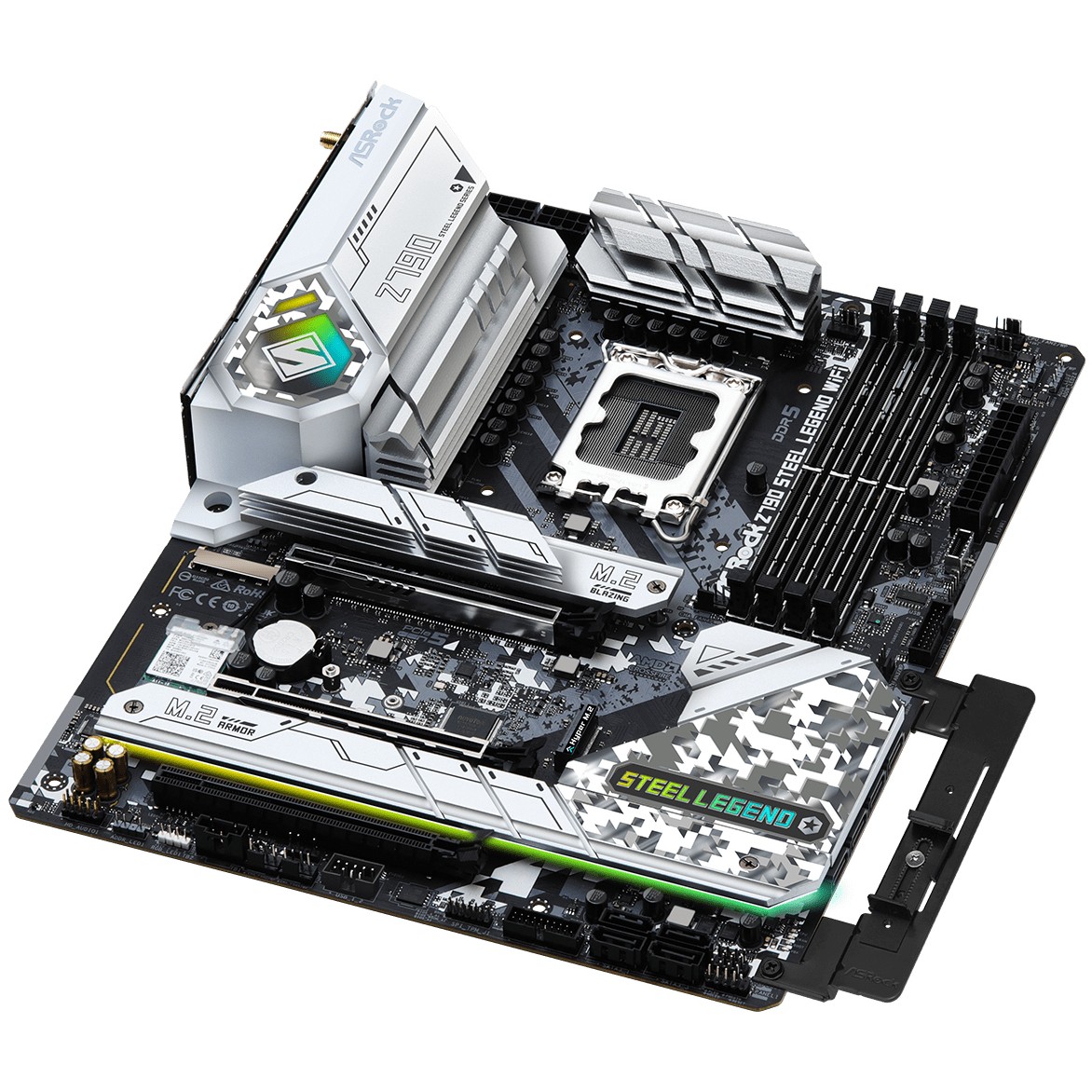 Pllakë Amë MB Intel ASROCK Z790 STEEL LEGEND WIFI / LGA 1700 / DDR5 - Figura 4