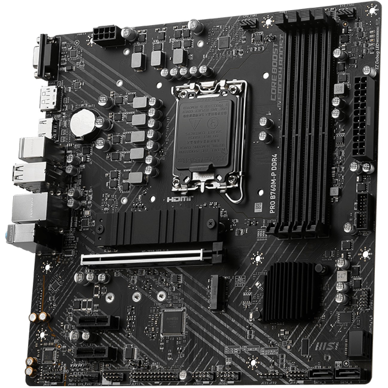 Pllakë Amë MB Intel MSI PRO B760M-P / DDR4 / LGA 1700 / Micro ATX / HDMI+DP - Figura 3