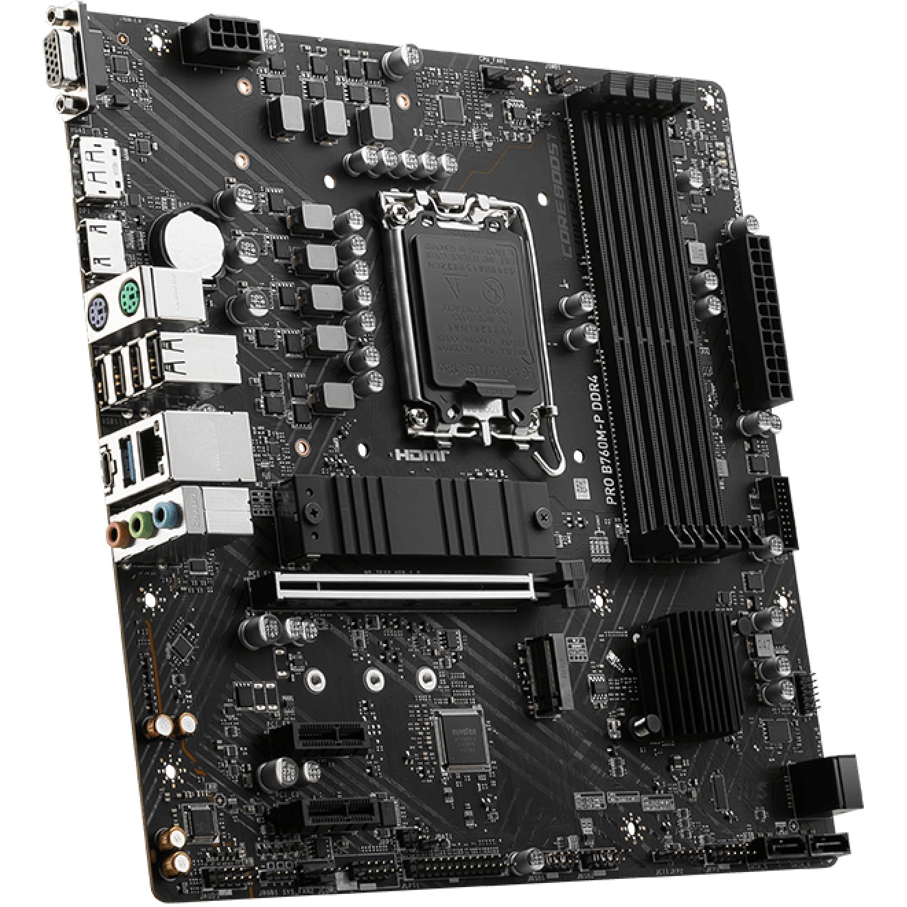 Pllakë Amë MB Intel MSI PRO B760M-P / DDR4 / LGA 1700 / Micro ATX / HDMI+DP - Figura 4