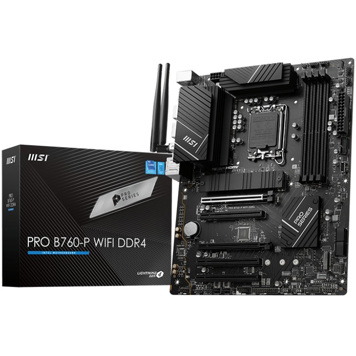 Pllakë amë Intel 1700 MSI PRO B760-P WIFI DDR4