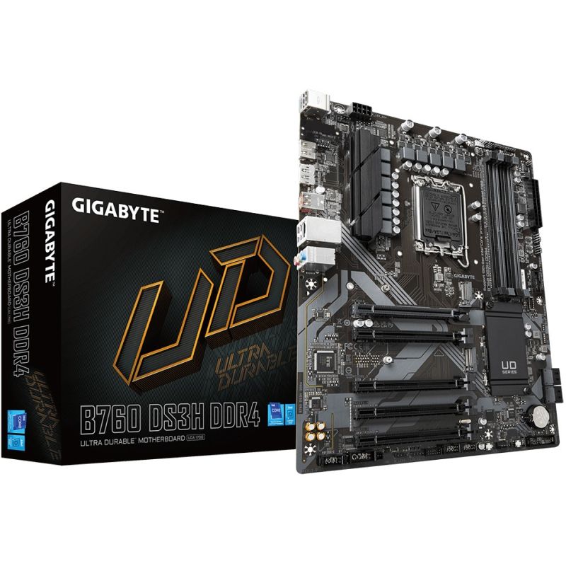 Pllakë Amë MB Intel 1700 Gigabyte B760 DS3H / DDR4 / LGA 1700 / HDMI+DP