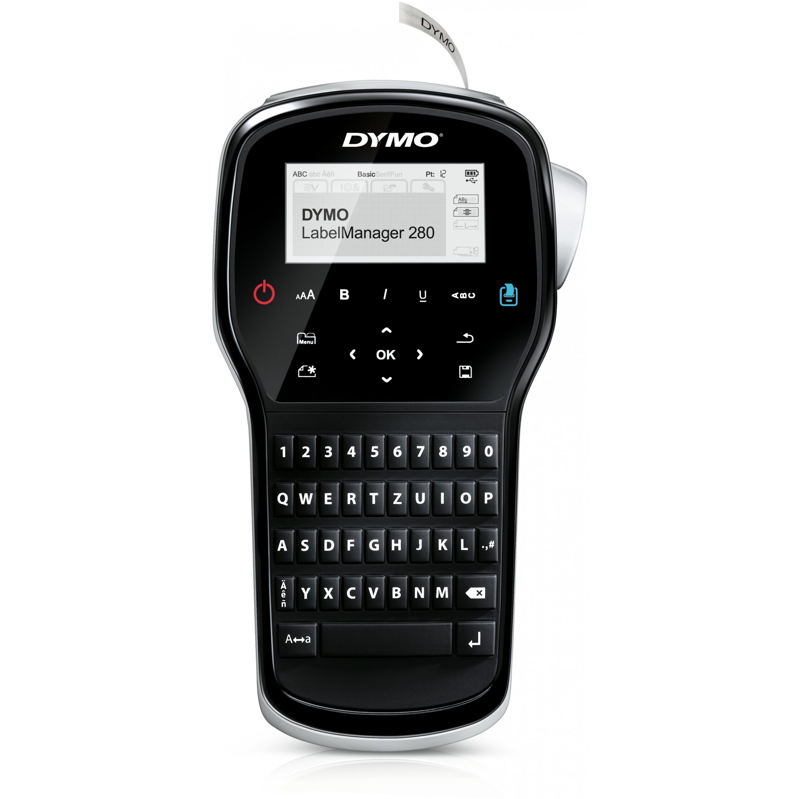 Printer Label Dymo LabelManager 280 / Tastierë QWERTZ / Set me çantë mbrojtëse