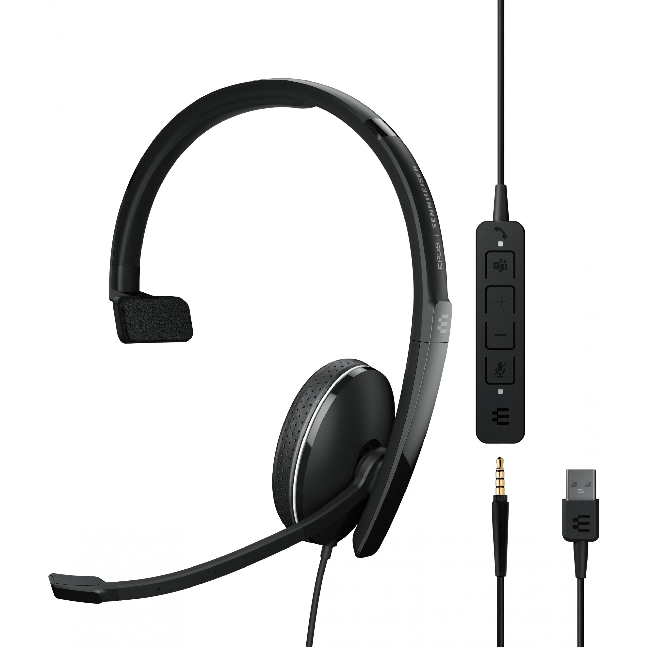 Kufje me Kabllo Epos Adapt 135T USB II Mono – Zezë - Figura 4
