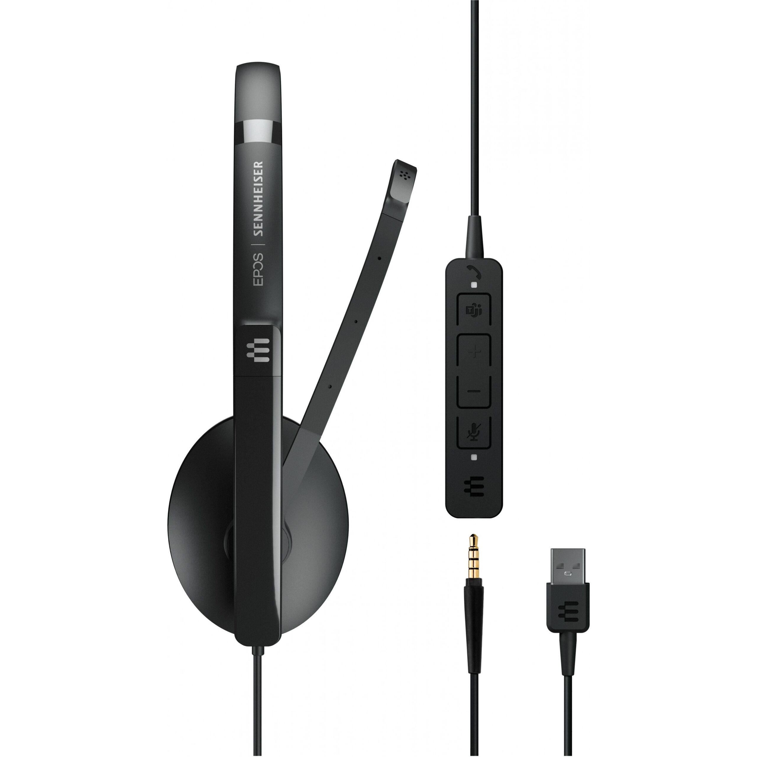 Kufje me Kabllo Epos Adapt 135T USB II Mono – Zezë - Figura 5