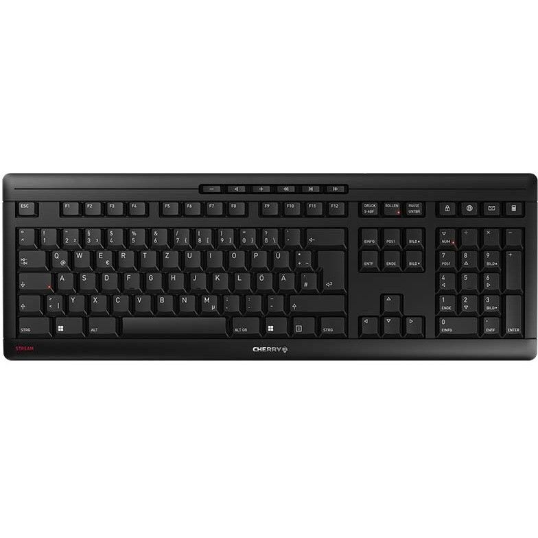 Tastierë pa kabllo Cherry Stream / QWERTZ - Zezë
