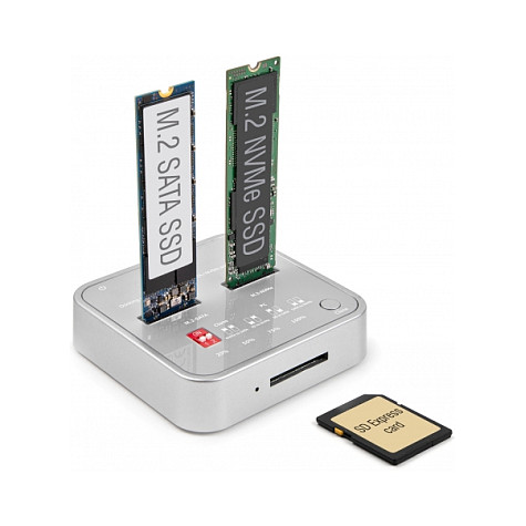 Docking Station DeLOCK SSD / USB 3.2 / 2 x M.2 NVMe - Figura 3