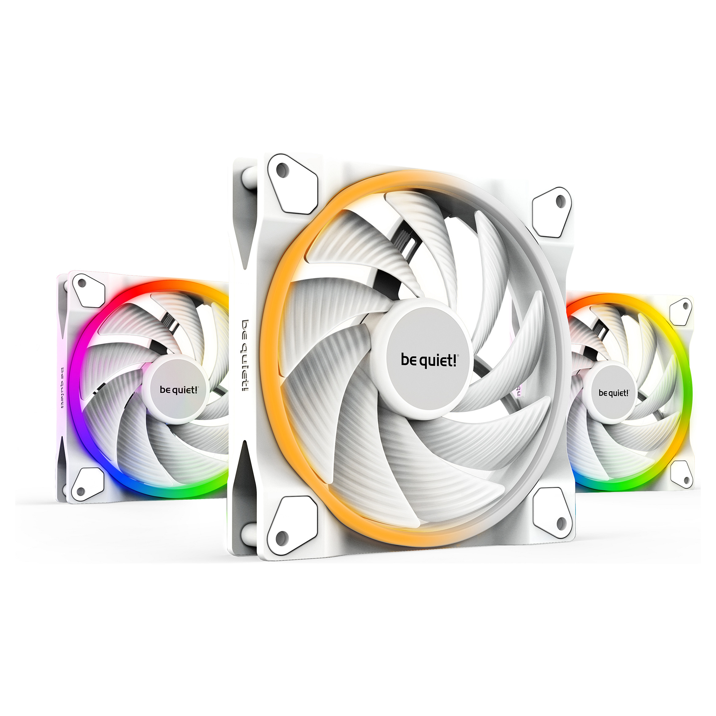 Ftohës për Kasë be quiet! LIGHT WINGS High-Speed / 140mm / PWM / 3-Pack – Bardhë