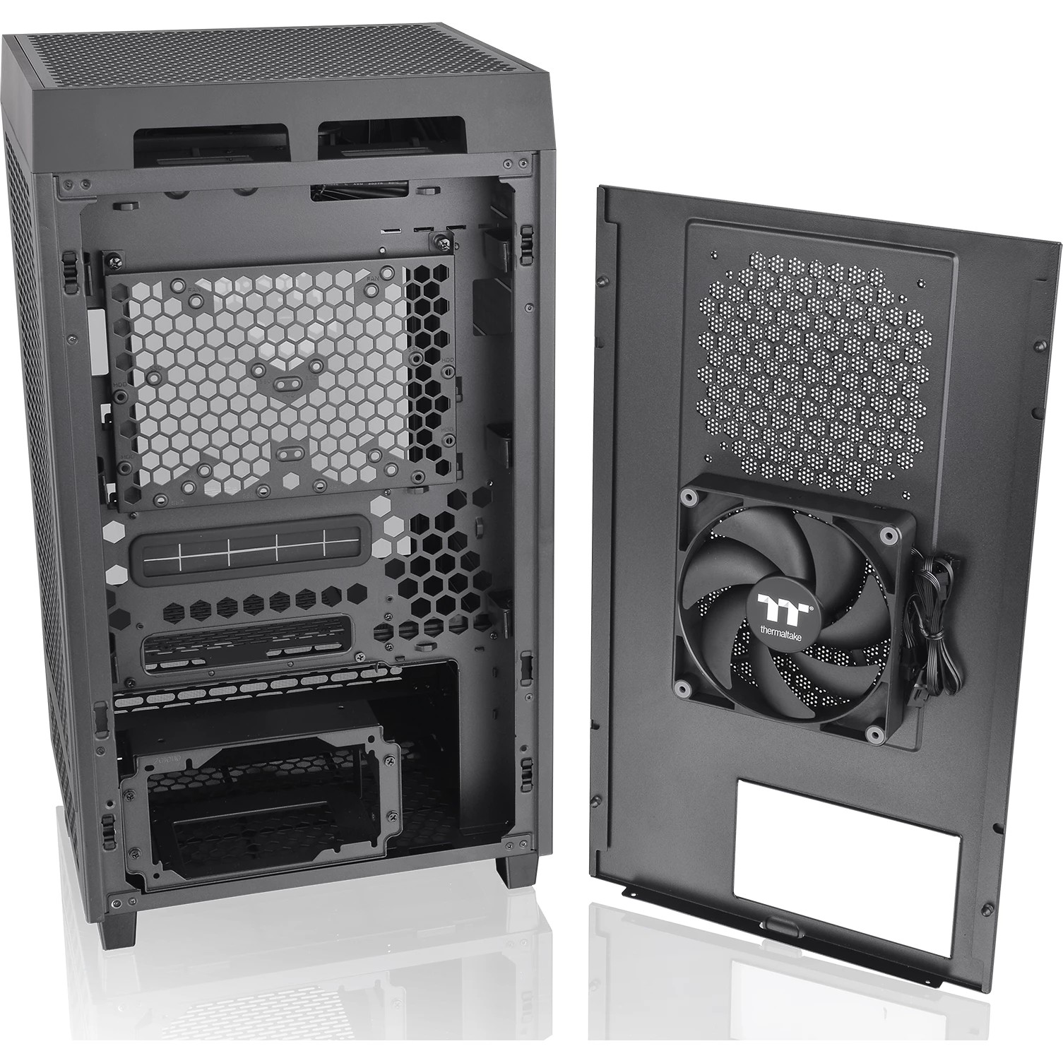 Kasë Thermaltake The Tower 200 mITX CA-1X9-00S1WN-00 – Zezë - Figura 4
