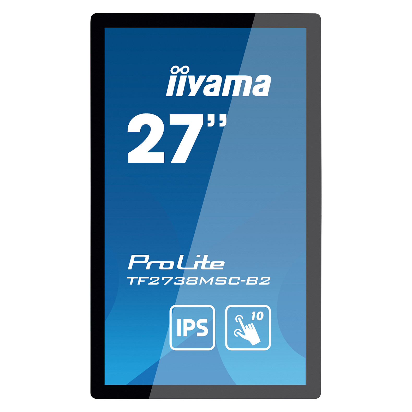 Monitor IIYAMA TF2738MSC-B2 / 27"/ Full HD IPS / LED / Touchscreen / 80 Hz / 5 ms / HDMI+USB+DVI+DP+HDCP - Zezë - Figura 4
