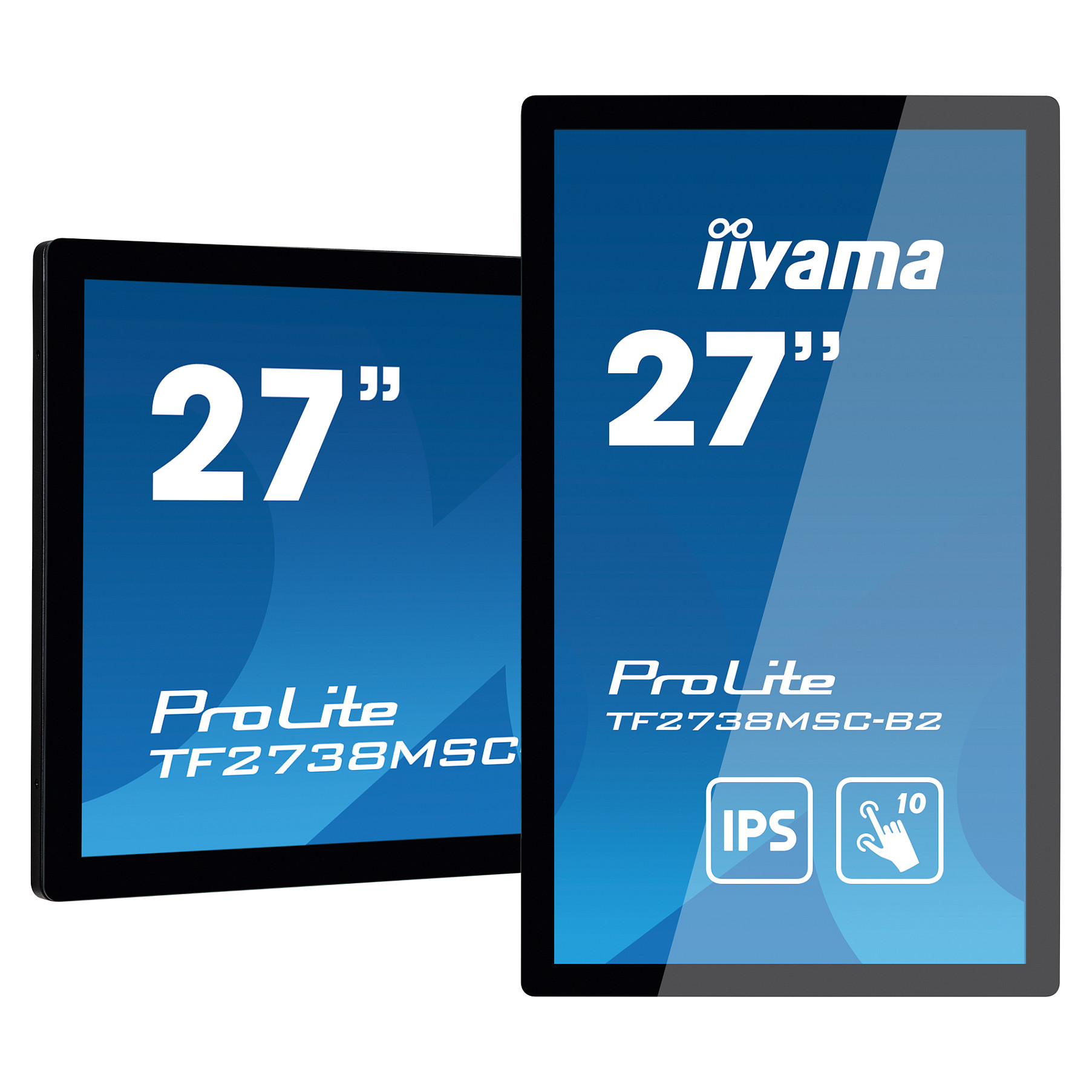 Monitor IIYAMA TF2738MSC-B2 / 27"/ Full HD IPS / LED / Touchscreen / 80 Hz / 5 ms / HDMI+USB+DVI+DP+HDCP - Zezë - Figura 5