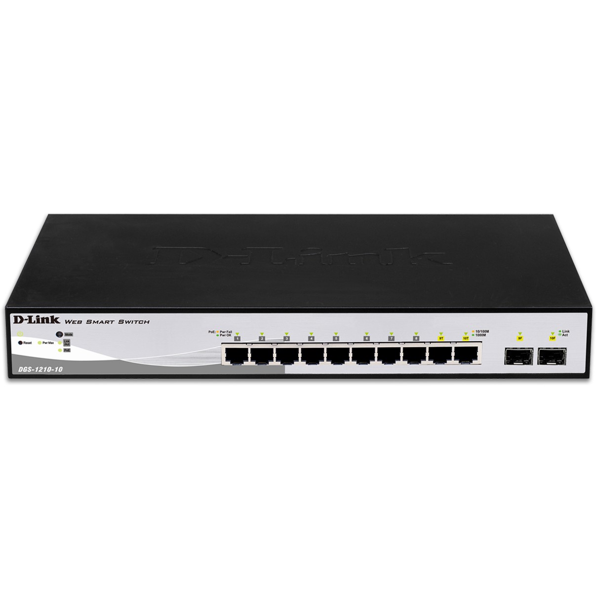 Switch D-Link DGS-1210-10/E M, 8+2 porte