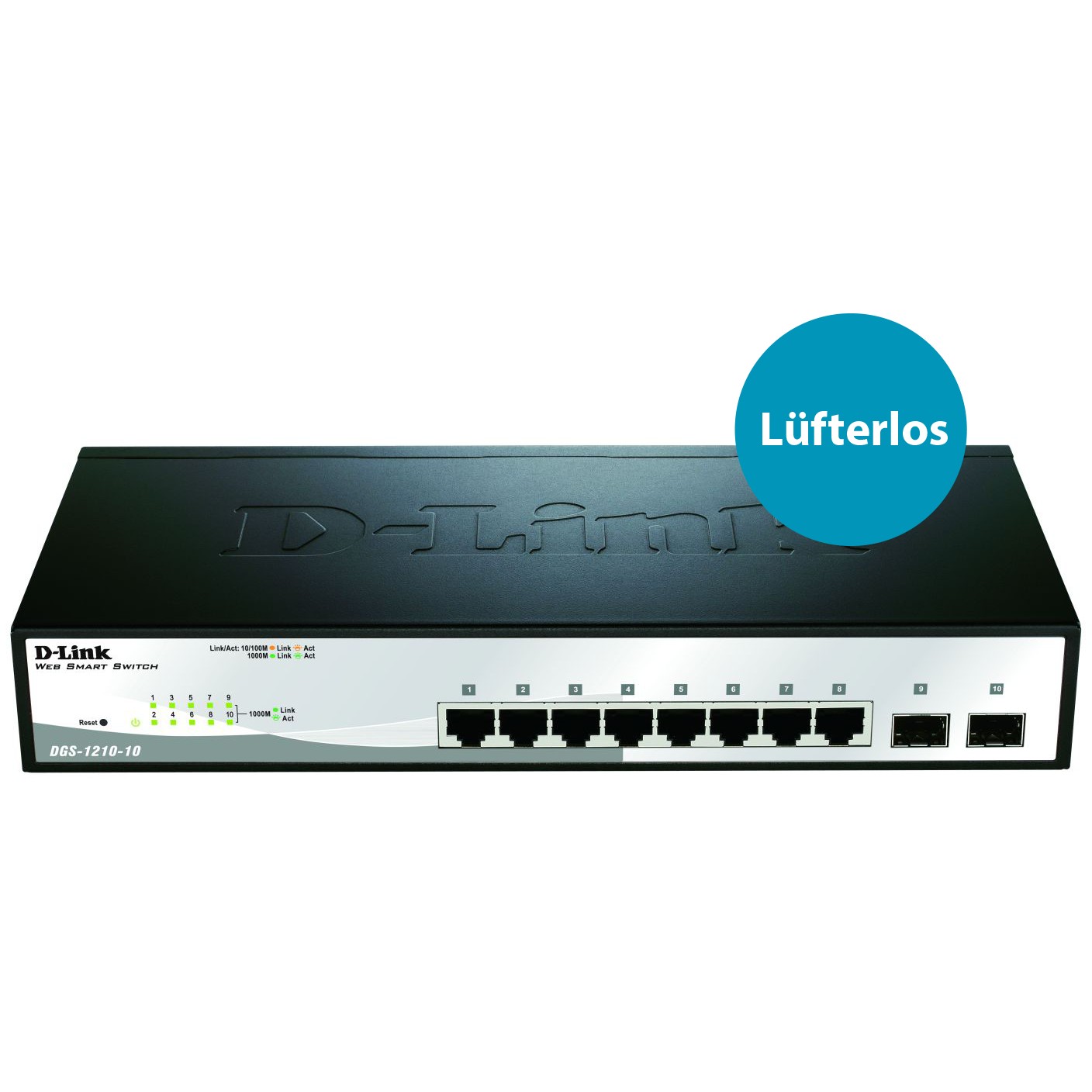 Switch D-Link DGS-1210-10/E M, 8+2 porte - Figura 3