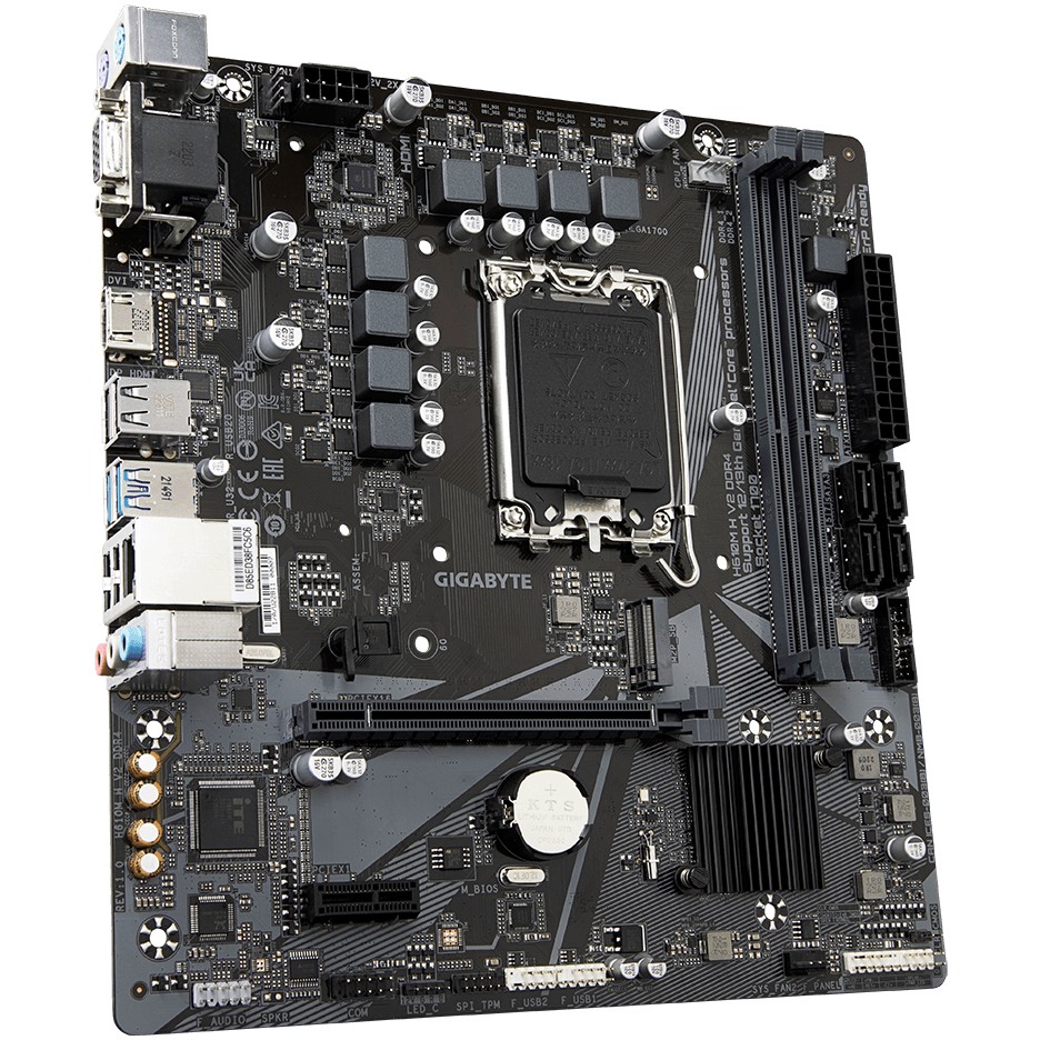 Pllakë Amë MB Intel Gigabyte H610M H V2 / LGA 1700 / DDR4 / HDMI+VGA - Figura 3
