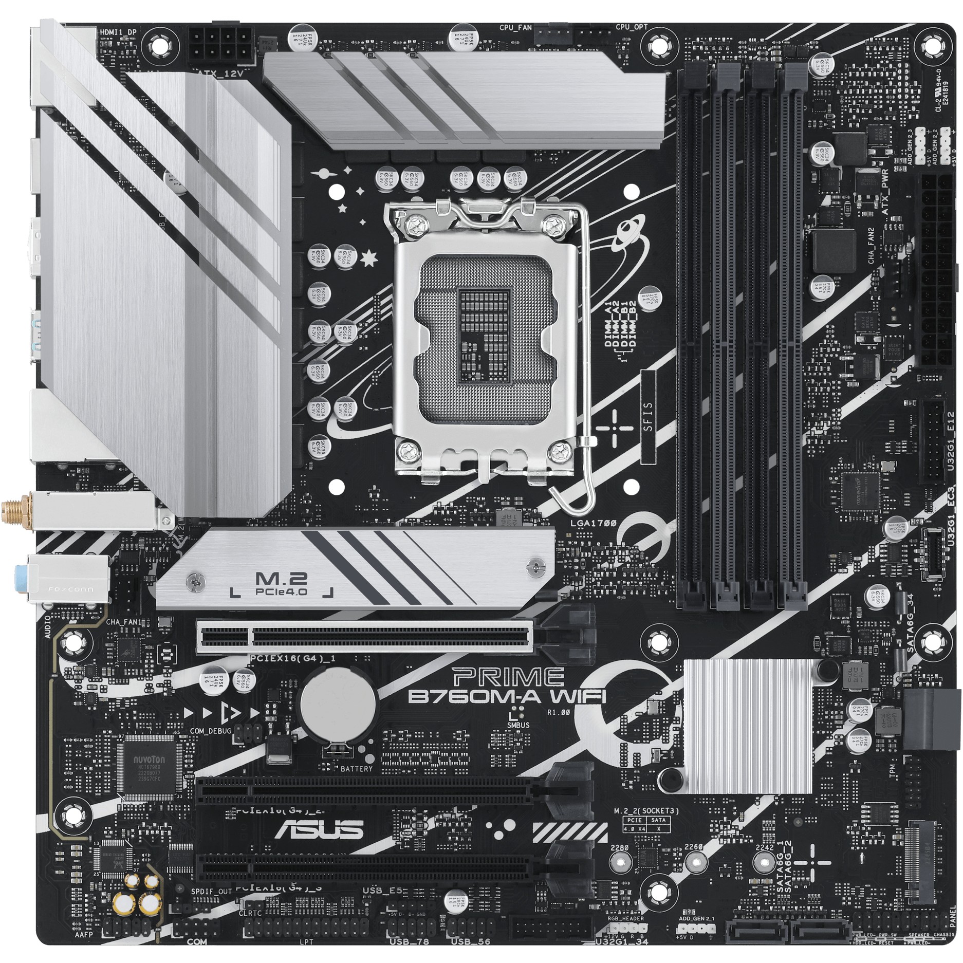 Pllakë Amë ASUS PRIME B760M-A