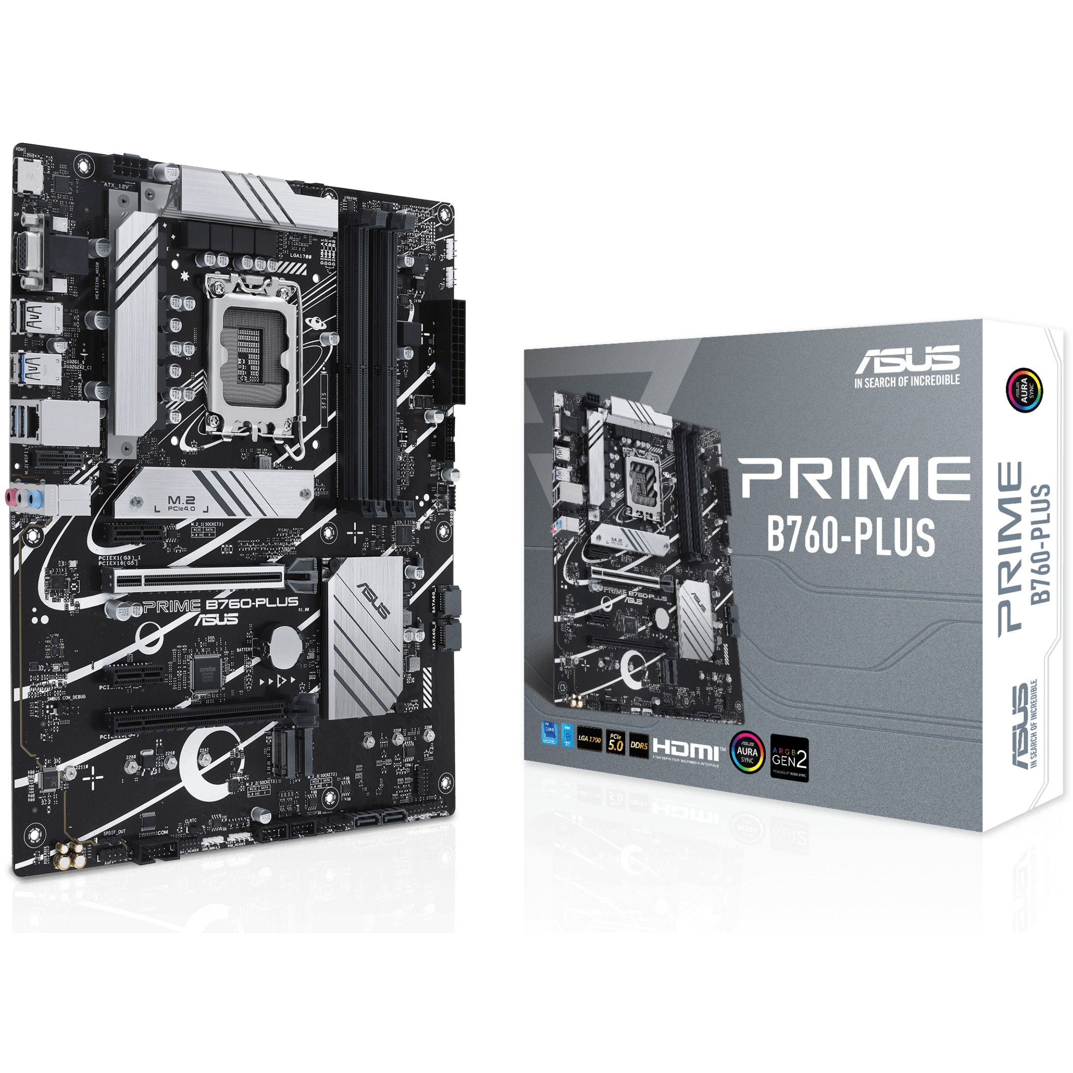 Pllakë Amë MB Intel ASUS PRIME B760-PLUS / LGA 1700 / DDR5 / HDMI+VGA+DP