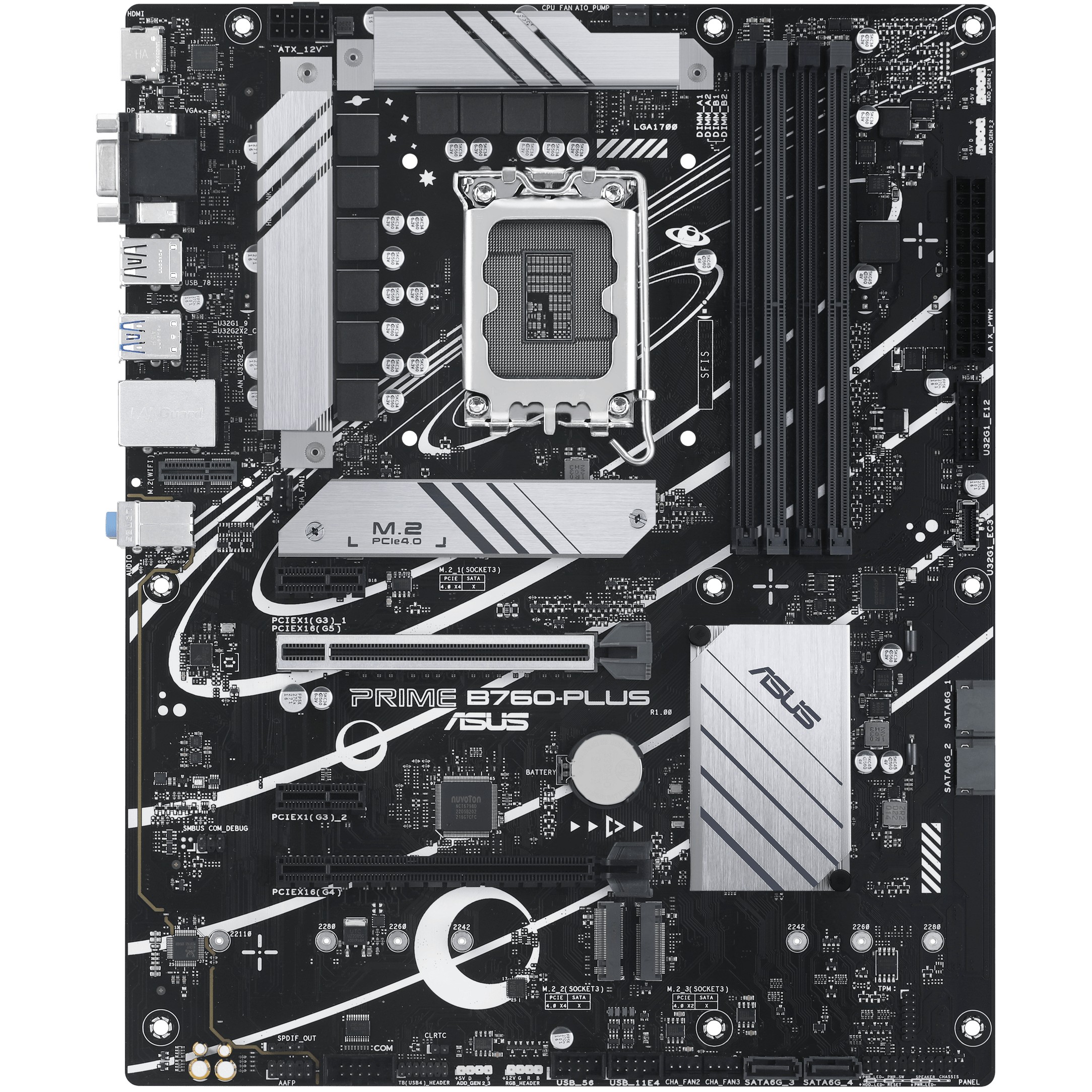 Pllakë Amë MB Intel ASUS PRIME B760-PLUS / LGA 1700 / DDR5 / HDMI+VGA+DP - Figura 2