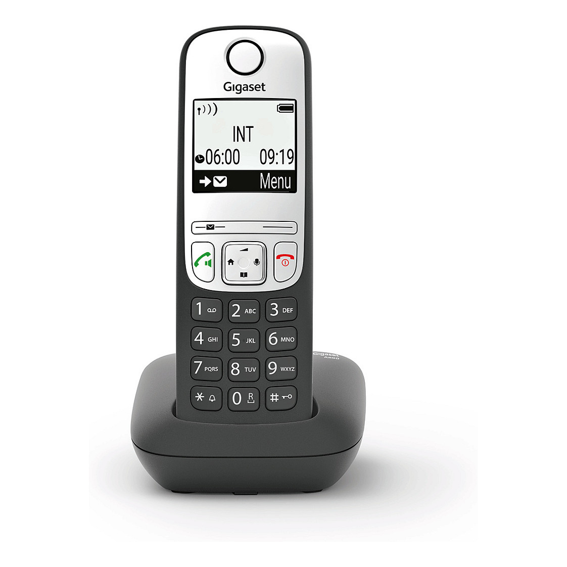 Telefoni thjeshtë analog A690 DECT - Zezë / Argjend - Figura 2