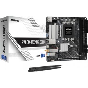 Pllakë Amë MB Intel ASROCK B760M ITX/D4 WIFI / LGA 1700 / DDR4 / Mini-ITX / HDMI+DP