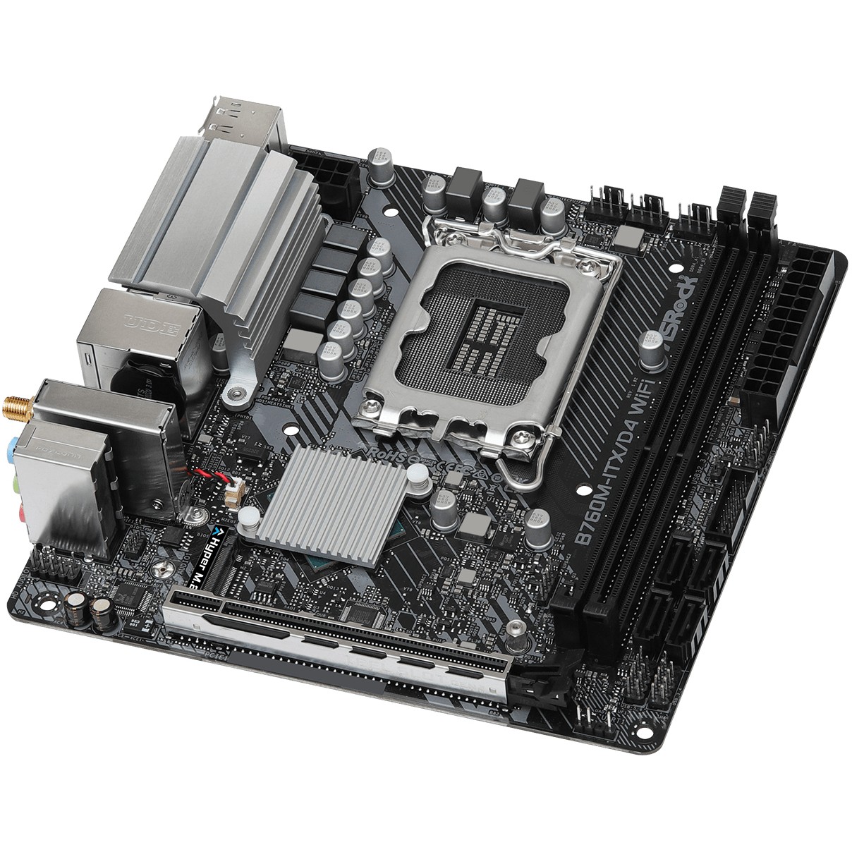 Pllakë Amë MB Intel ASROCK B760M ITX/D4 WIFI / LGA 1700 / DDR4 / Mini-ITX / HDMI+DP - Figura 4