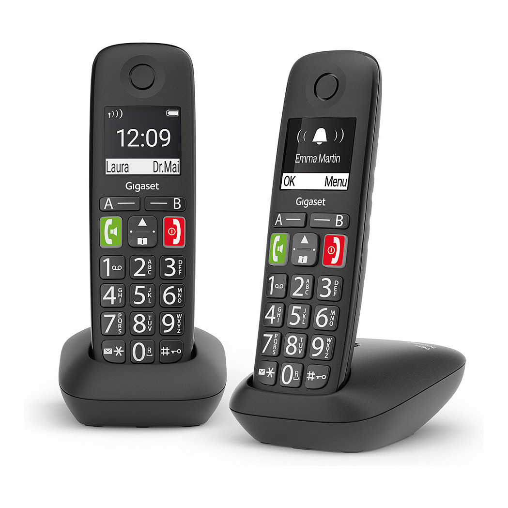 VoIP Gigaset E290 Duo Cordless Phone + Handset - Zezë - Figura 2