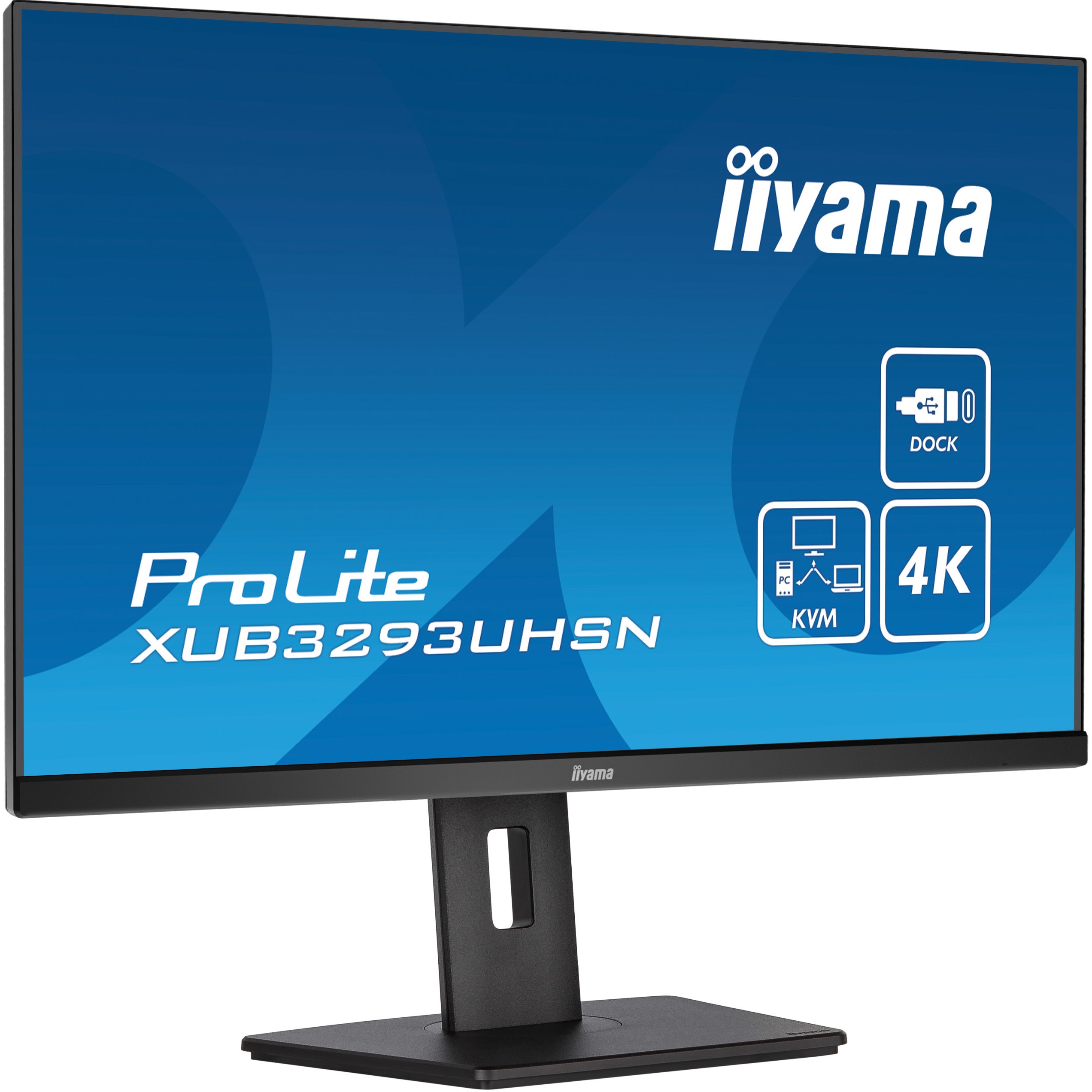 Monitor iiyama LCD Business XUB3293UHSN-B5 IPS 32'' (3840x2160) 4ms HDMI DisplayPort USB-C UHD Black - Figura 3