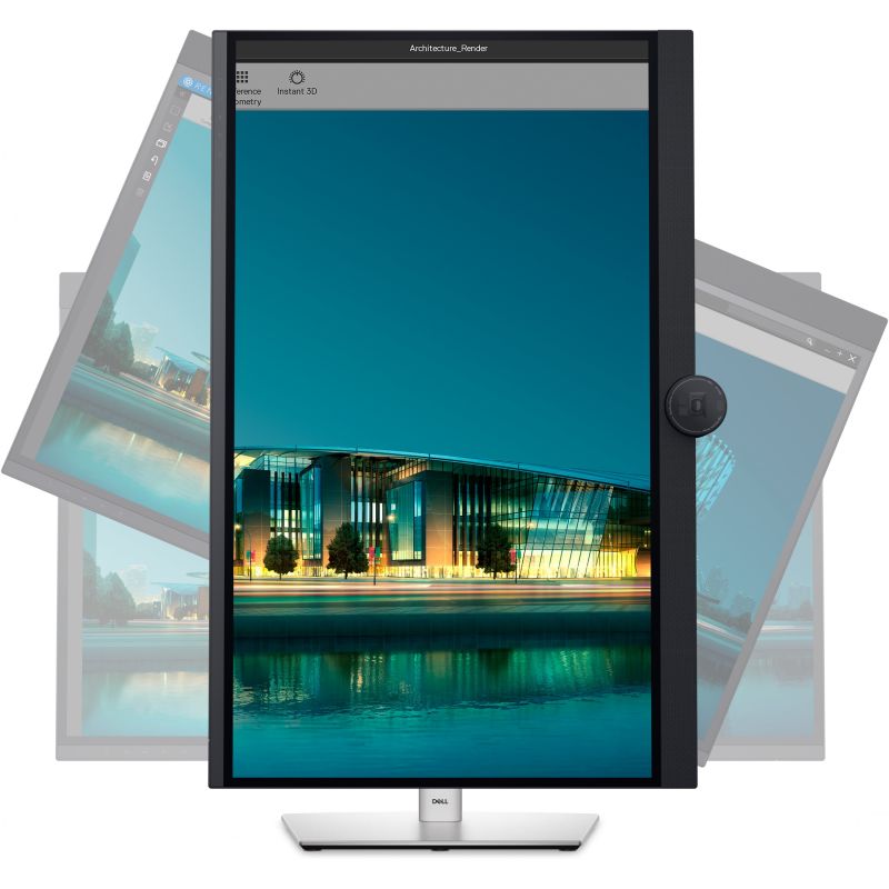 Monitor Dell U3224KBA UltraSharp / 31.5" / 6K Ultra HD IPS / LCD / Webcam / 60Hz / 8ms / USB-C + USB-A + HDMI + HDCP + DisplayPort + Thunderbolt - Zezë/Argjend - Figura 5