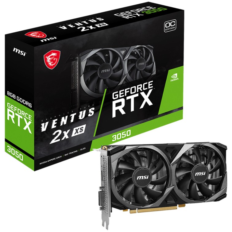 Kartelë grafike NVIDIA RTX 3050 8GB GDDR6 MSI Ventus 2X XS OC - Figura 4