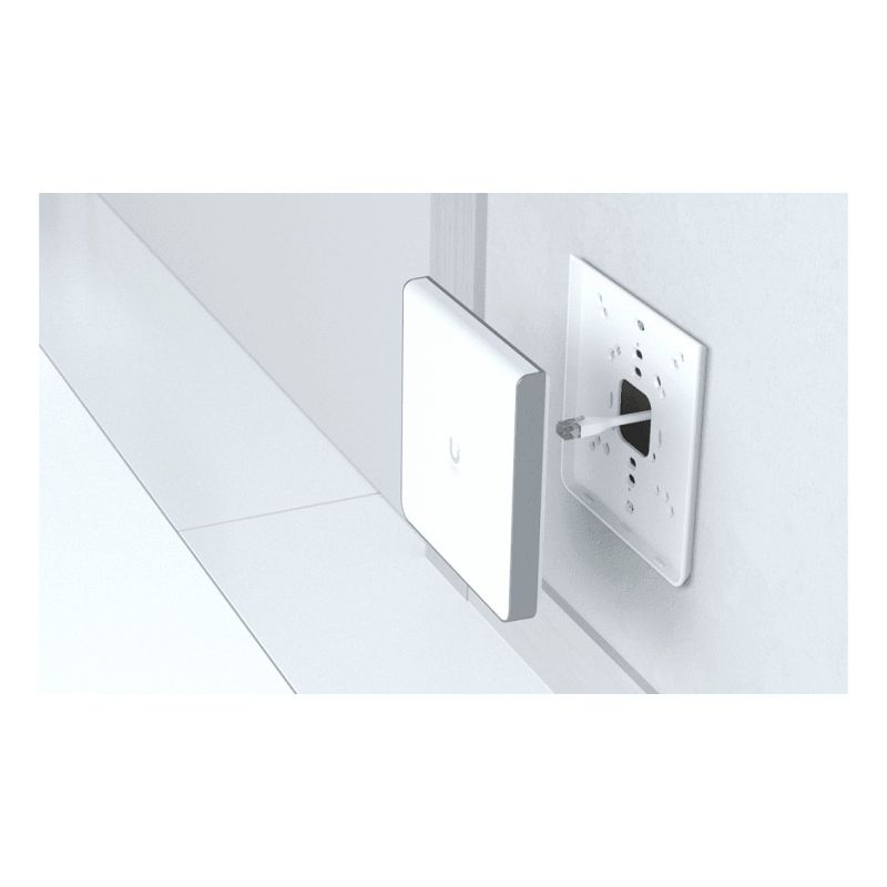 Ubiquiti UniFi U6-Enterprise-IW WiFi 6E In-Wall Access Point (AXE5400+, 2.5GbE, 4x LAN Ports, PoE+, Enterprise) - Figura 3