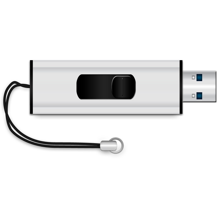 USB Flash Drive STICK 8GB MEDIARANGE MR914 3.2 Gen 1 - e zezë dhe hiri
