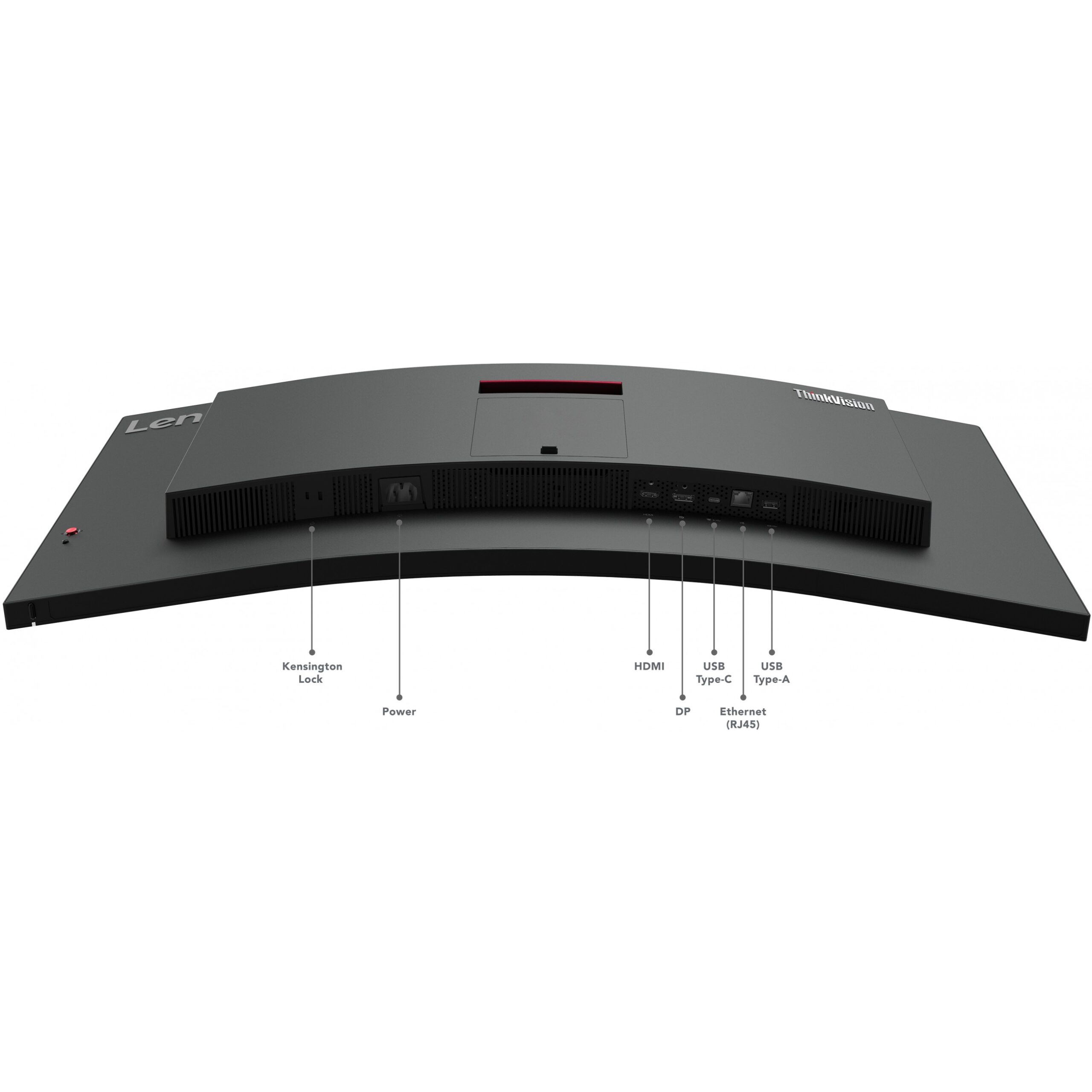 Monitor të Lakuar & UltraWide /937cm/34" (3440x1440) Lenovo ThinkVision T34w-30 4ms HDMI DP USB-C Wide Curve Raven Black - Figura 3