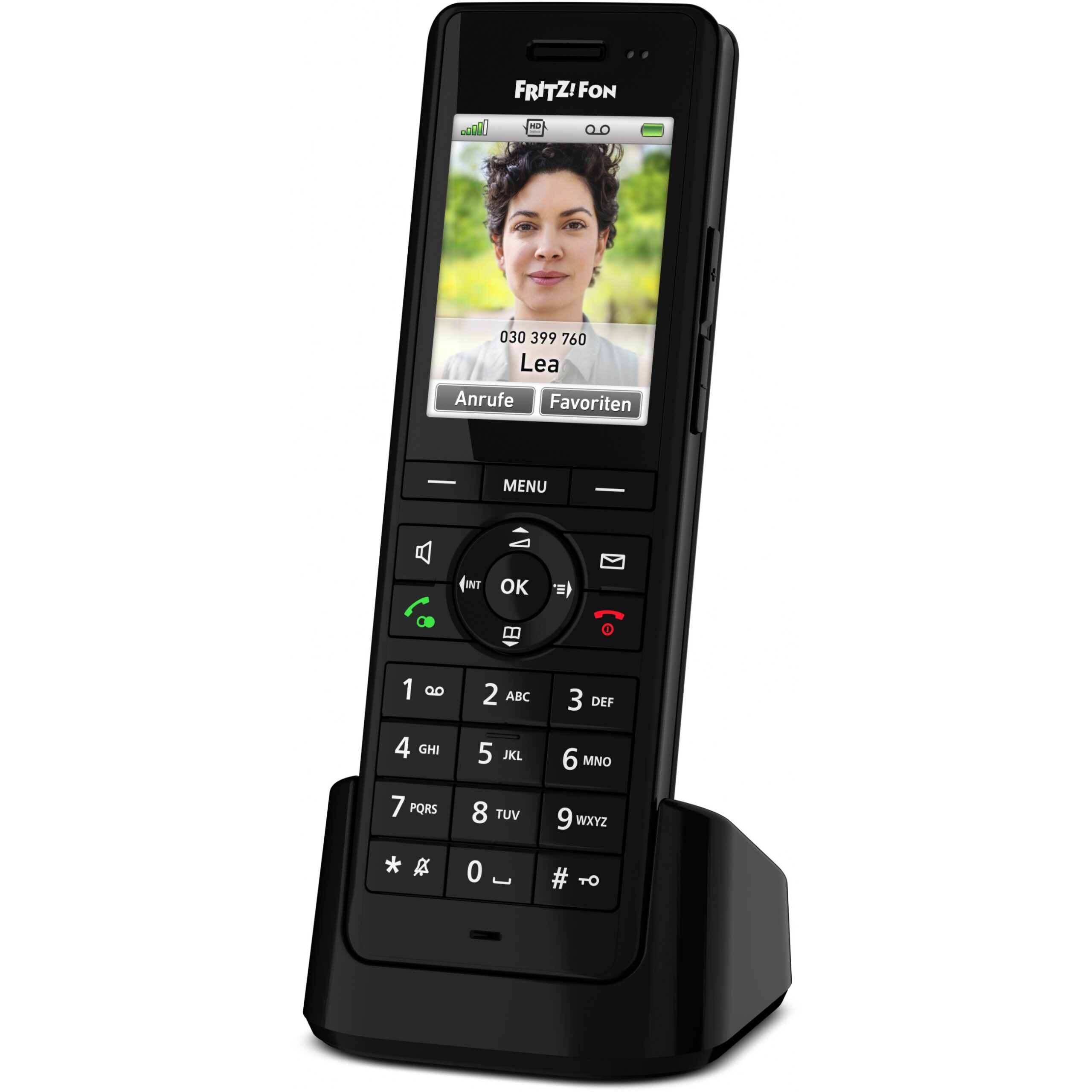 Telefon i thjeshtë AVM FRITZ!Fon X6, e zezë