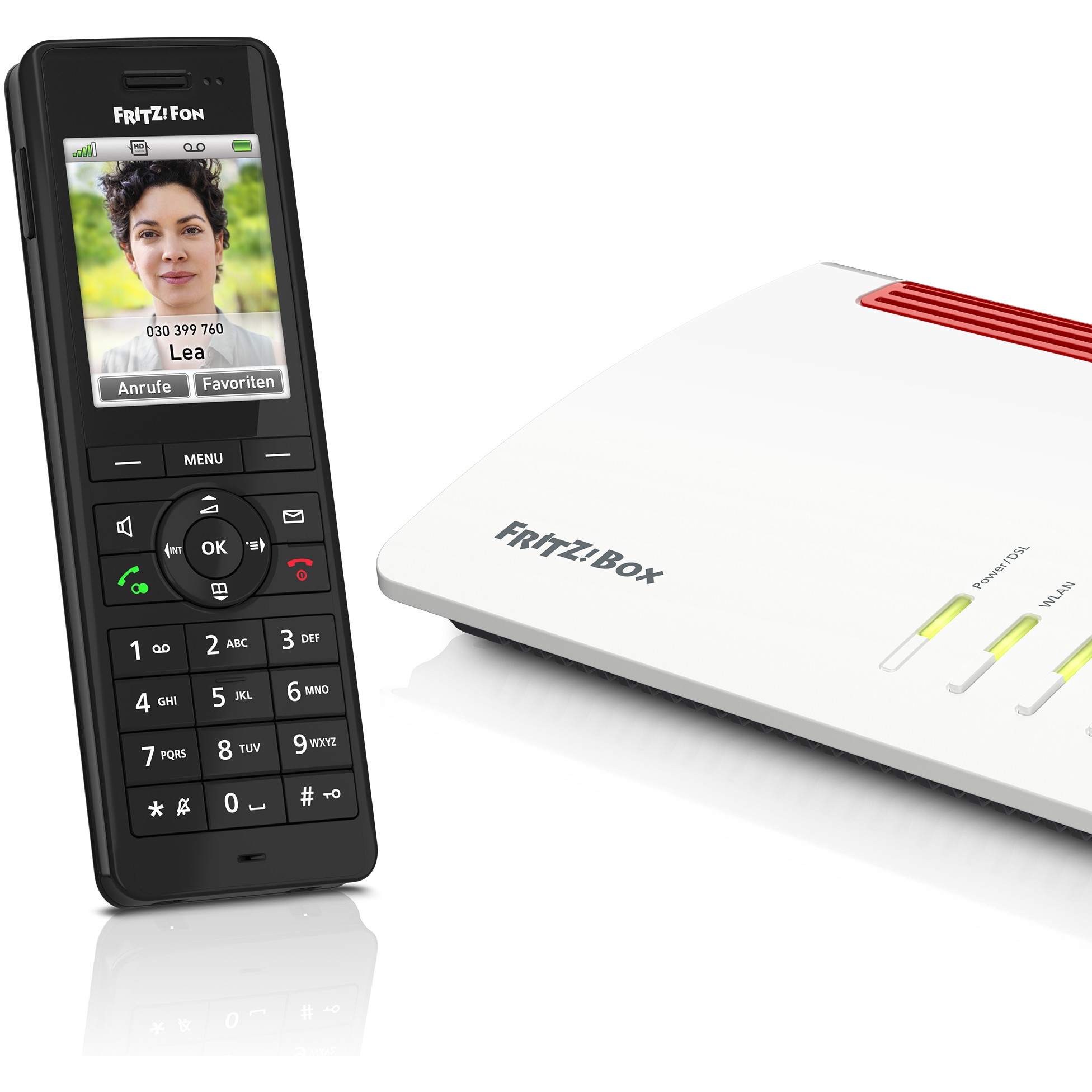 Telefon i thjeshtë AVM FRITZ!Fon X6, e zezë - Figura 2