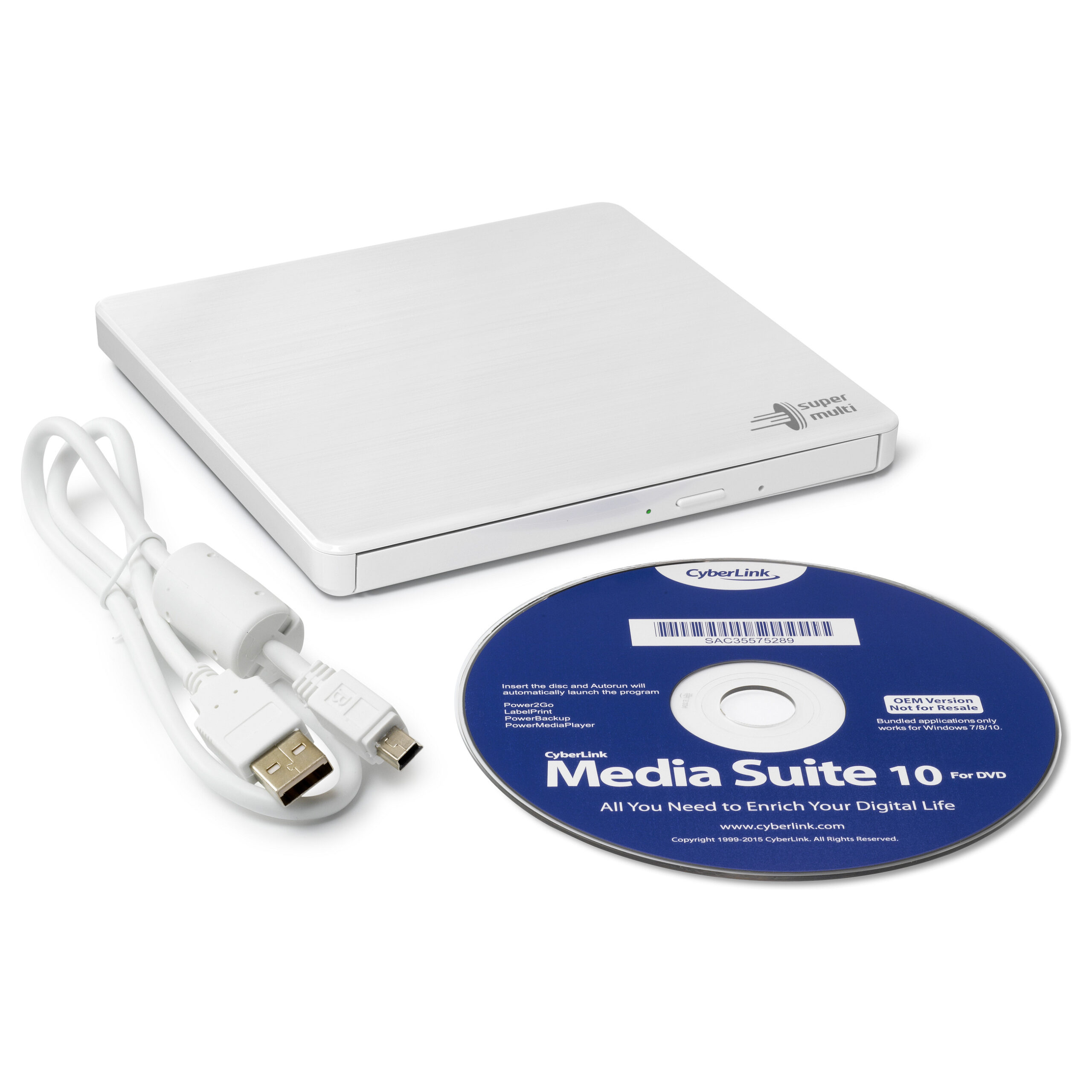 DVD e jashtme HLDS GP60NW60 Ultra Slim USB 2.0 - Figura 4
