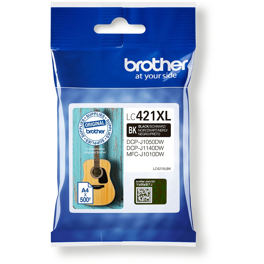 INK Brother LC-421XLBK / 500 faqe – Zezë