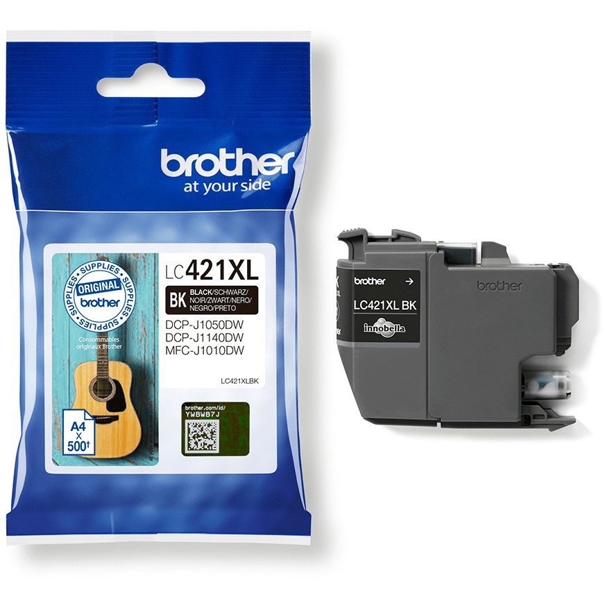 INK Brother LC-421XLBK / 500 faqe – Zezë - Figura 4