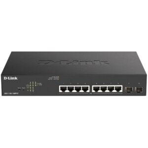 Switch D-Link DGS-1100-10MPV2/E M RM 2xSFP PoE (130W), 8+2 porte