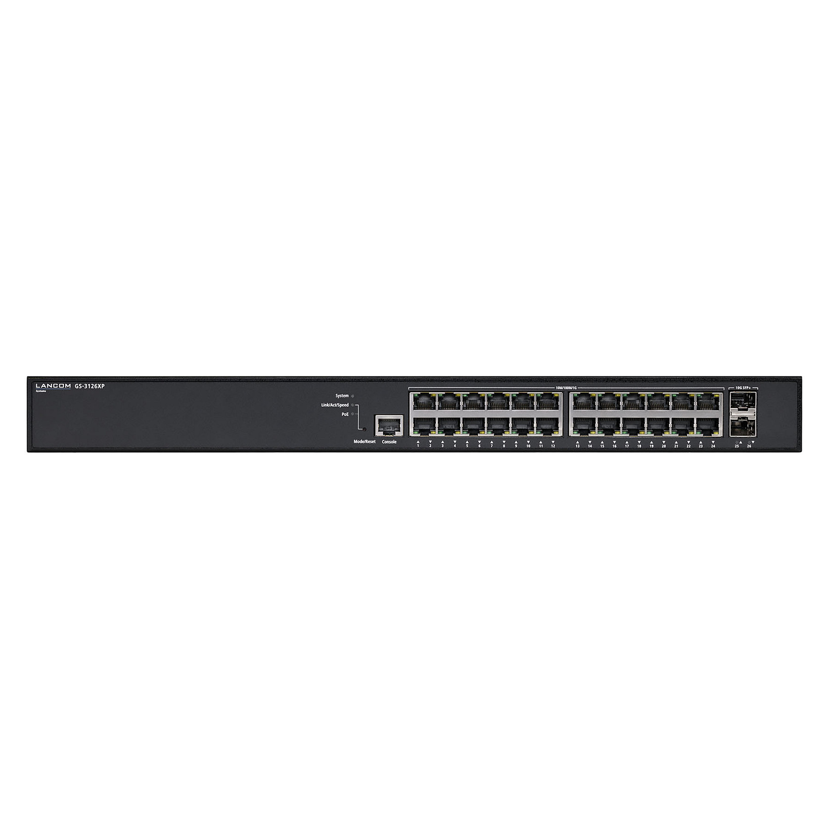 LANCOM GS-3126XP Managed 24-Port Gigabit PoE+ Switch me 2x 10G SFP+ Layer 3 Lite Rackmount Enterprise