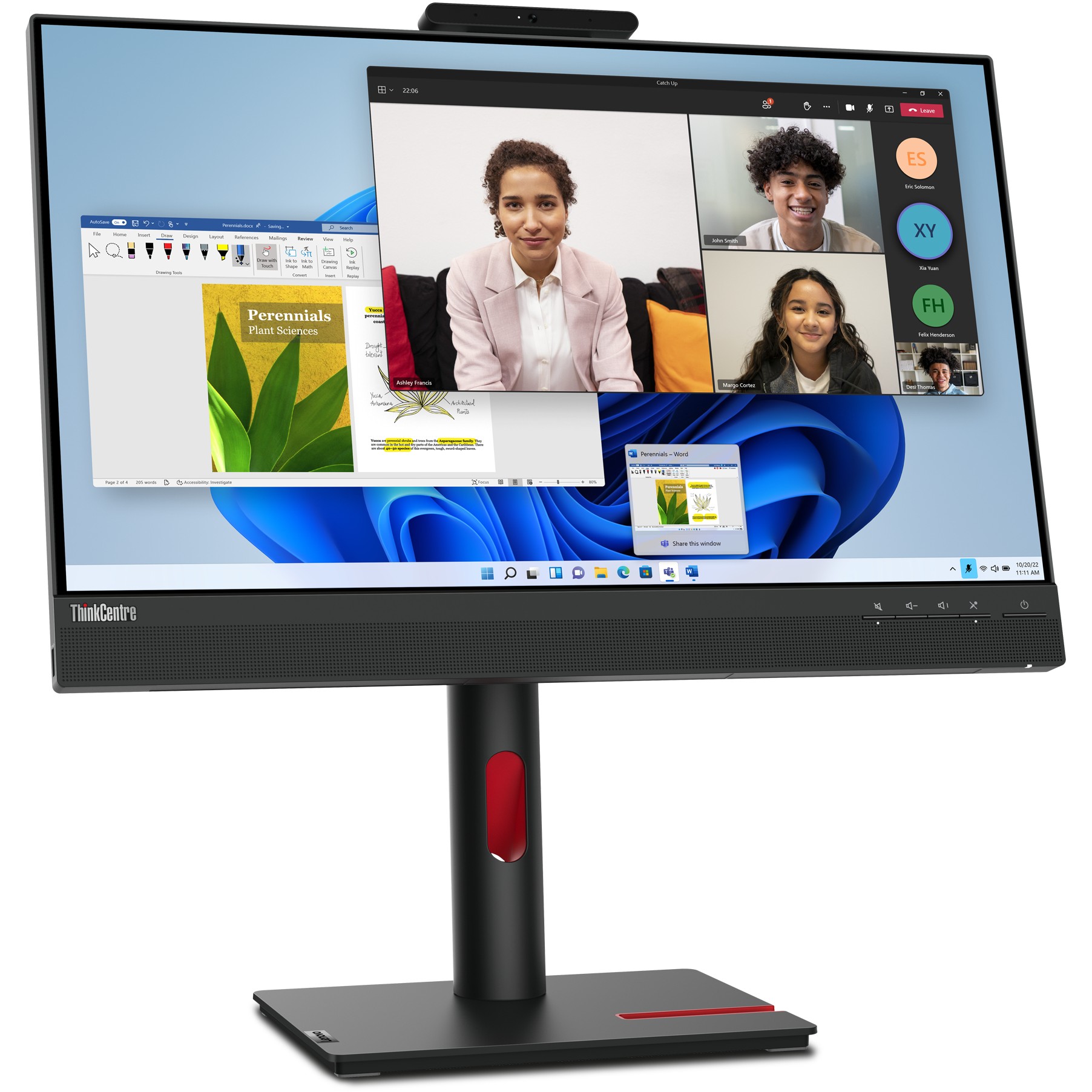 Monitor për Punë Lenovo ThinkCentre Tiny-in-One 60.5cm/23.8" (1920x1080) 24 Gen 5 16:9 FHD IPS Touch 60Hz 4ms HDMI DP Speaker Black - Figura 2