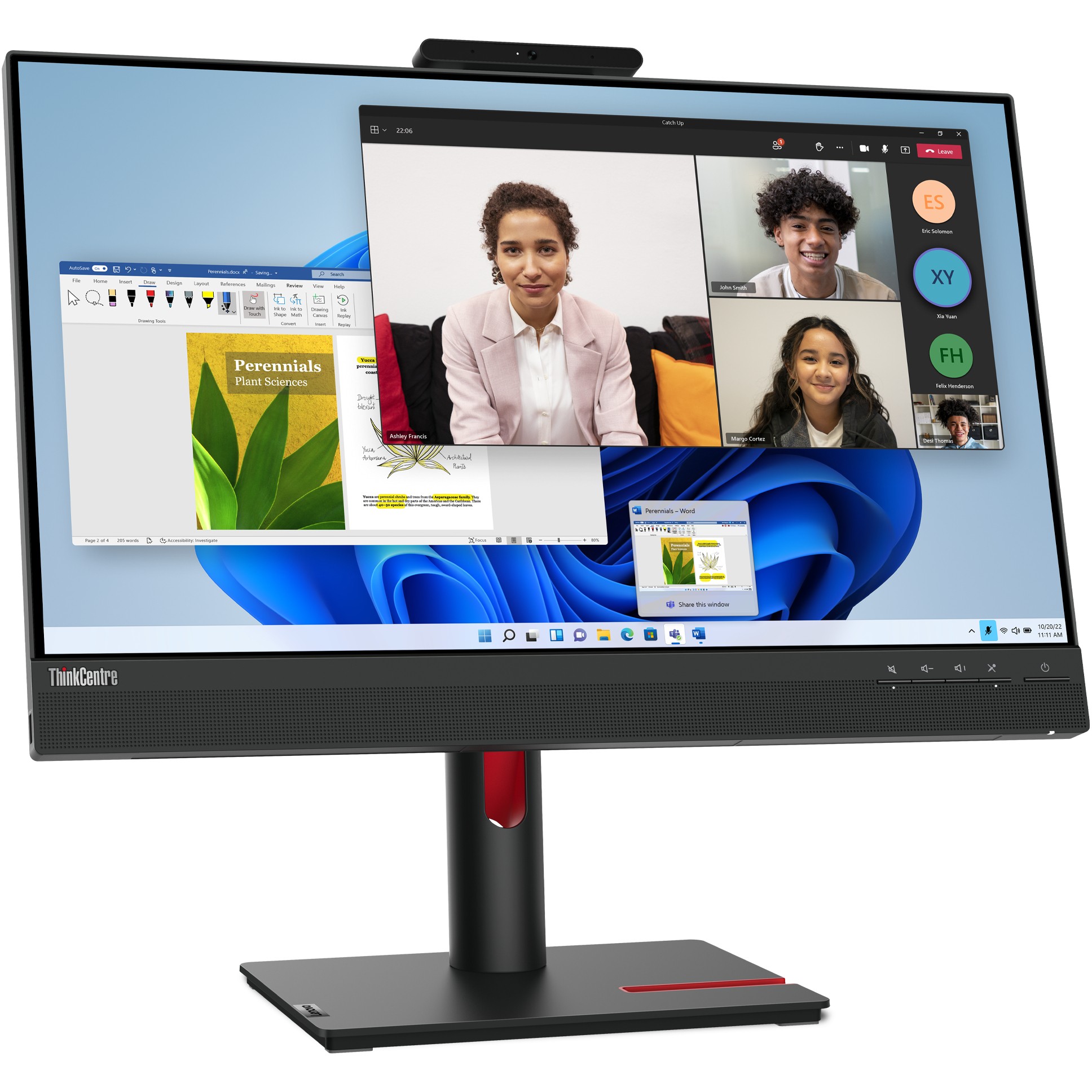 Monitor për Punë Lenovo ThinkCentre Tiny-in-One 60.5cm/23.8" (1920x1080) 24 Gen 5 16:9 FHD IPS Touch 60Hz 4ms HDMI DP Speaker Black - Figura 3