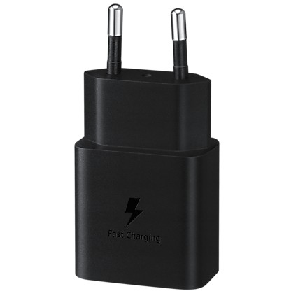 Aksesorë për telefon Samsung 15W Fast Charger with USB-C Cable – Zezë - Figura 2