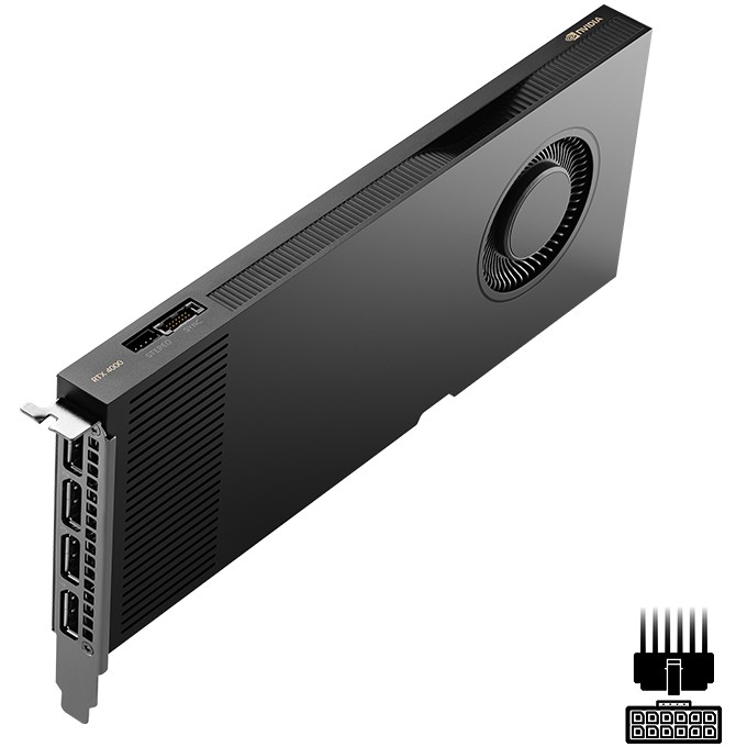 Kartelë Grafike (GPU) Quadro RTX 4000 Ada 20GB PNY (Retail Box) - Figura 2