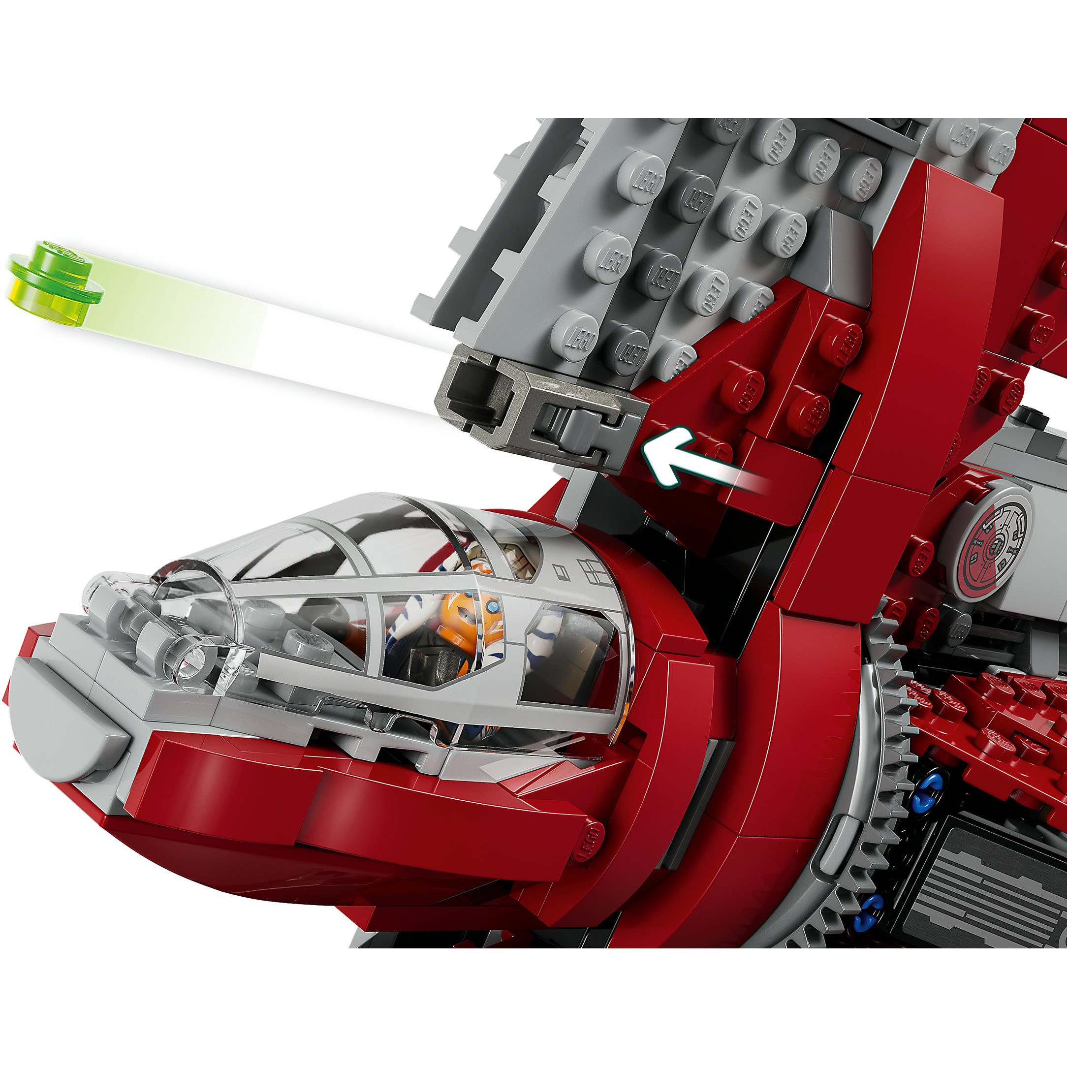 LEGO Star Wars Ahsoka Tano’s T-6 Jedi Shuttle 75362 - Figura 4