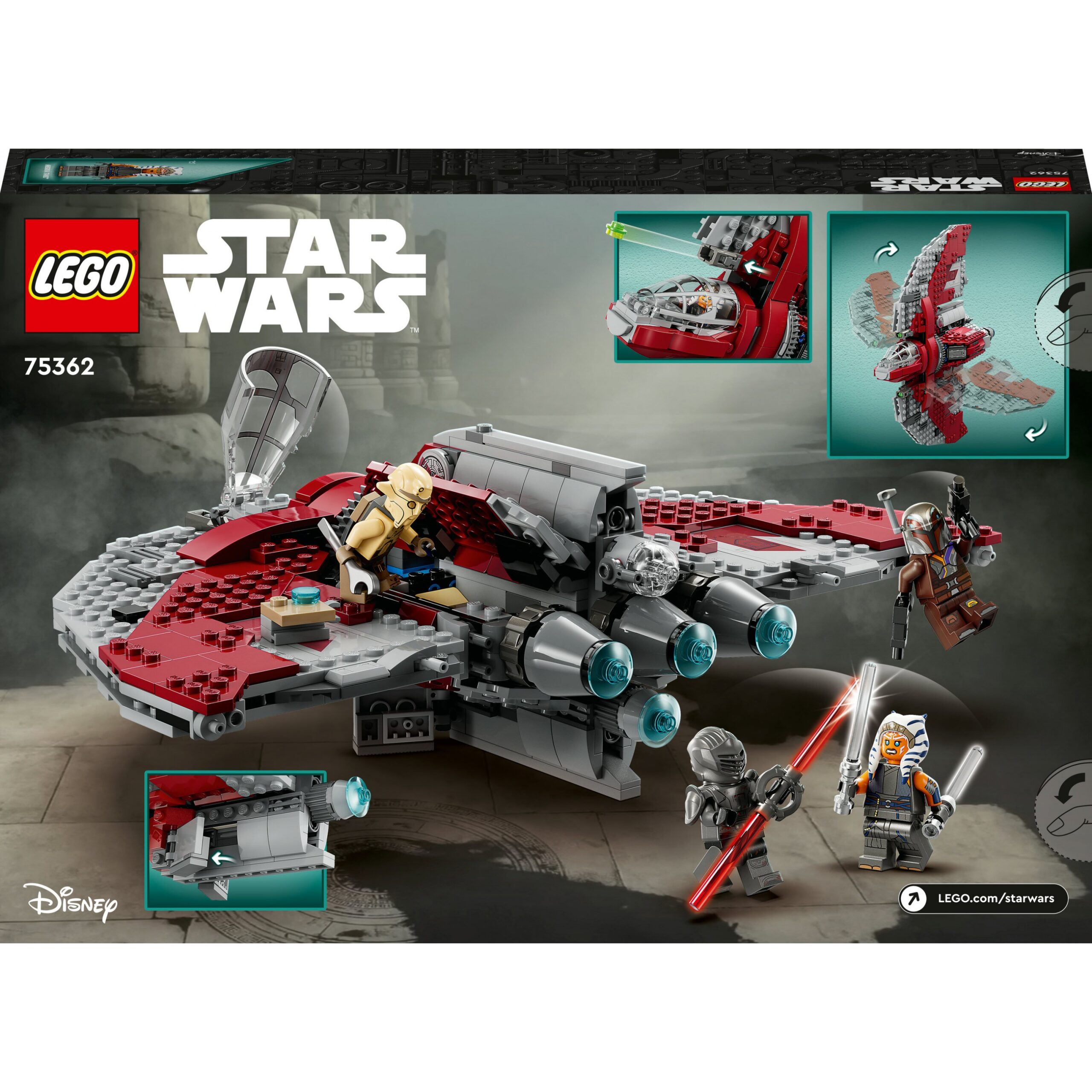 LEGO Star Wars Ahsoka Tano’s T-6 Jedi Shuttle 75362 - Figura 5